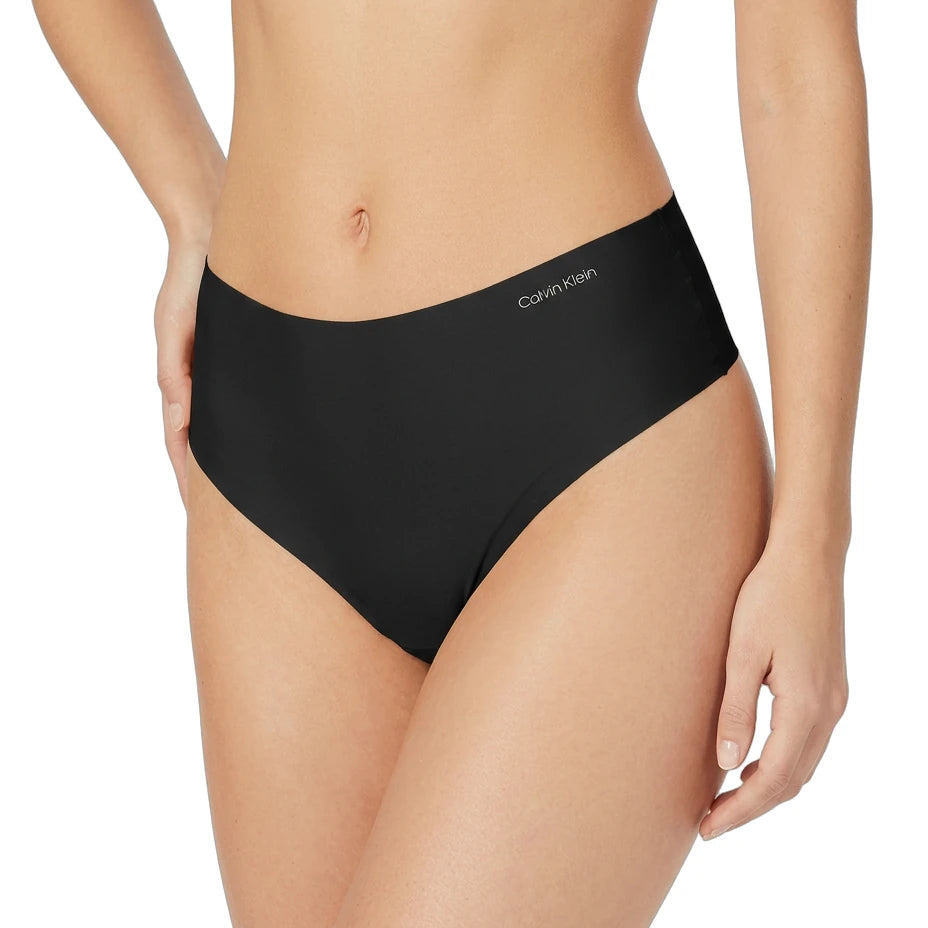 Black Calvin Klein underwear on a white background