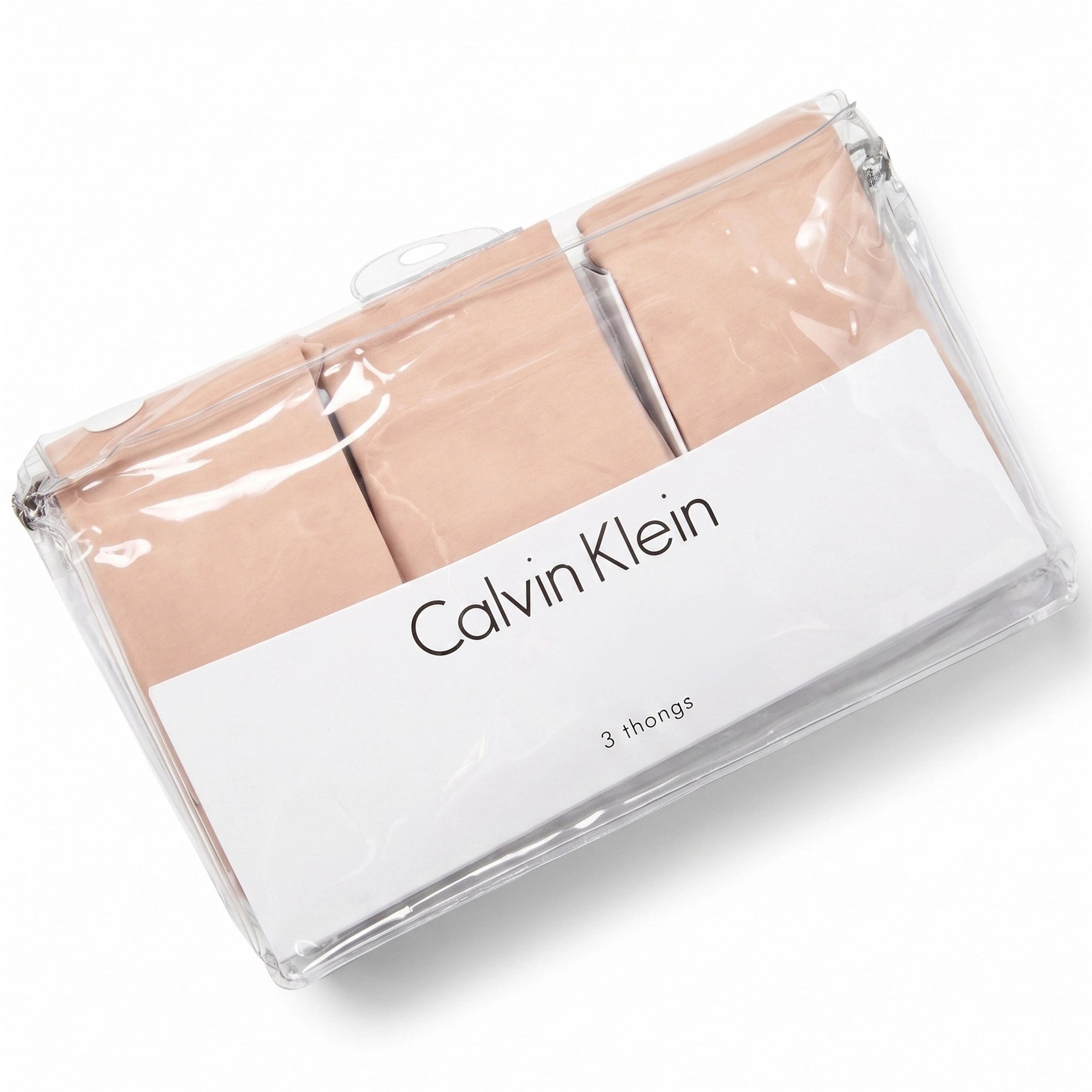 Calvin Klein Women Invisibles 3 Pack Thong Underwear QD3558