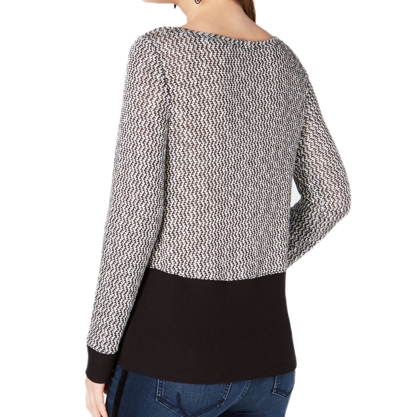 INC International Concepts Women Layered Look Knit Top