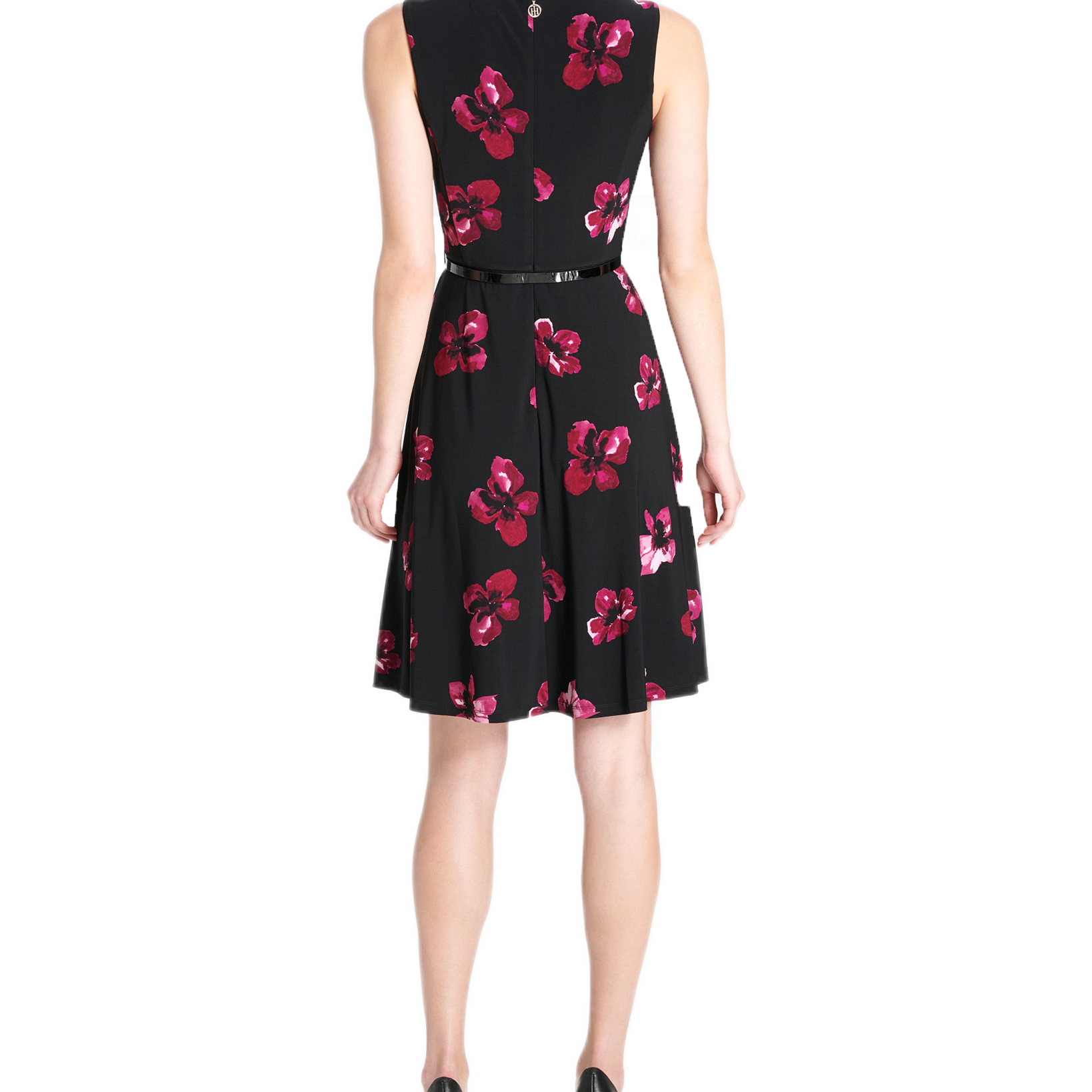 Tommy Hilfiger Women Floral Belted Fit & Flare Dress