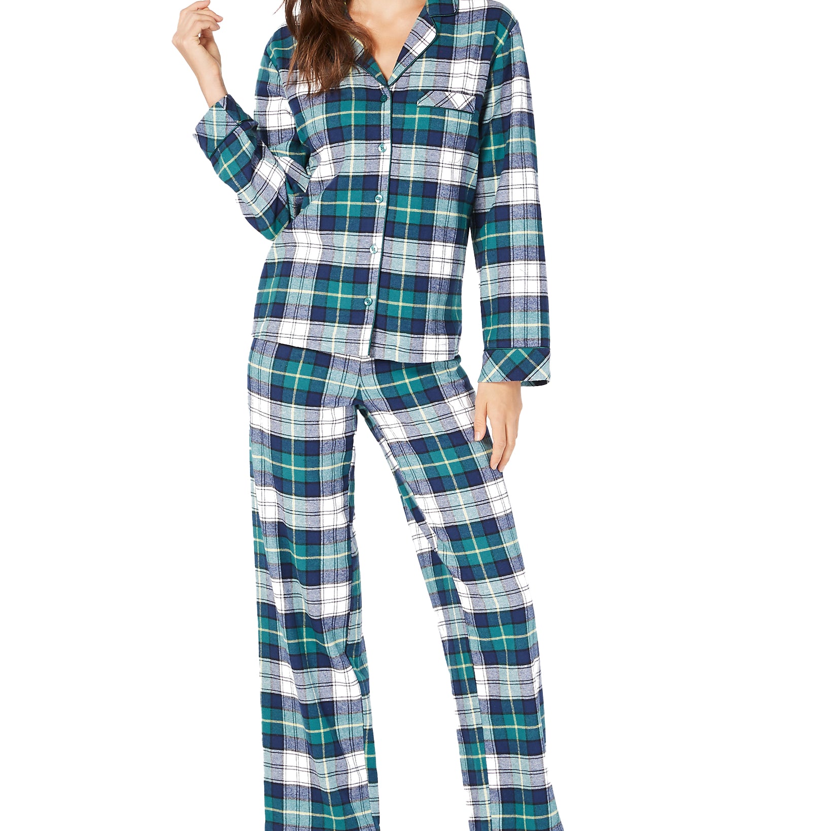 Family Pajamas Women Stewart Plaid Pajama Set Mackenzie Plaid