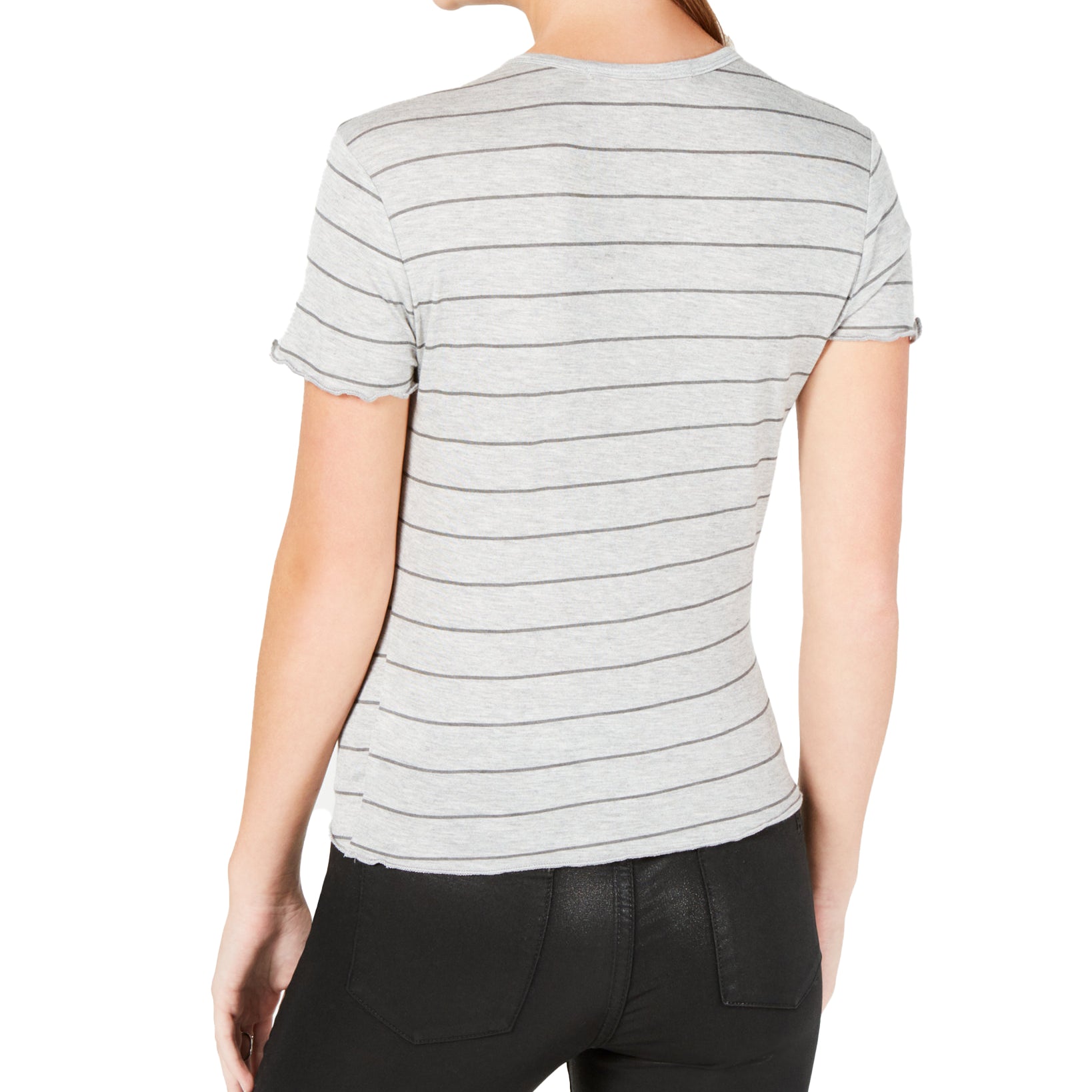 Rebellious One Go With The Flow Striped Graphic T Shirt