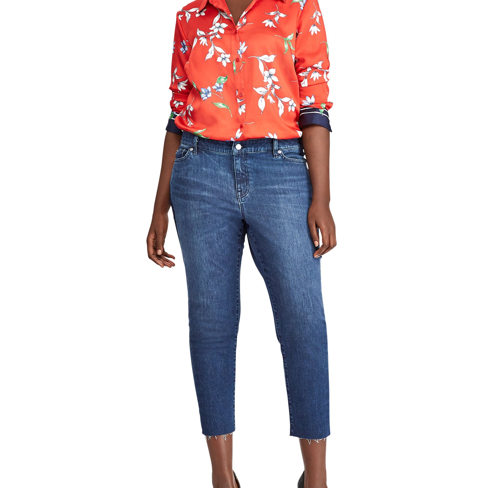 Lauren Ralph Lauren Women Plus Premier High Rise Jeans