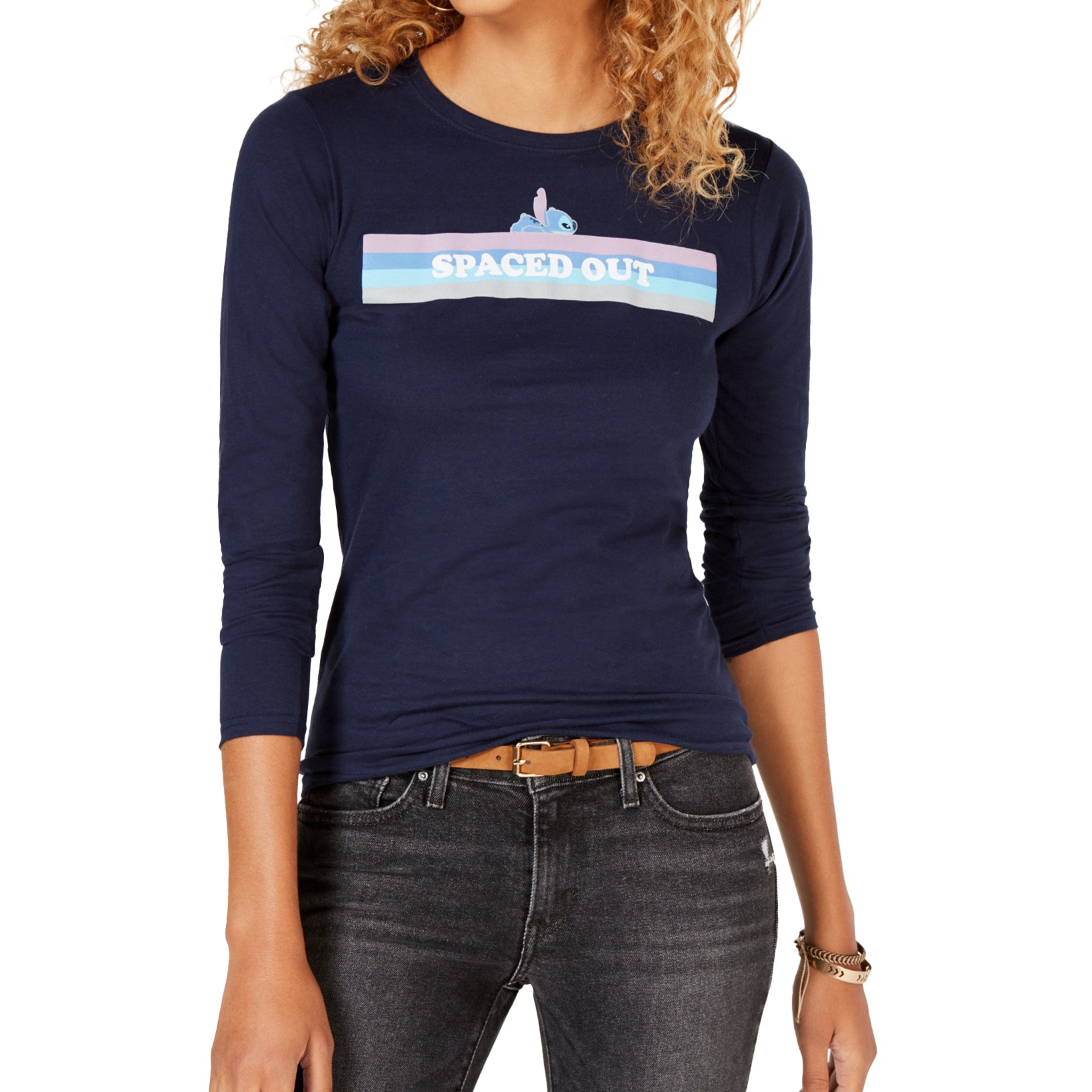 Freeze 24 7 Spaced Out Graphic Cotton T Shirt Navy