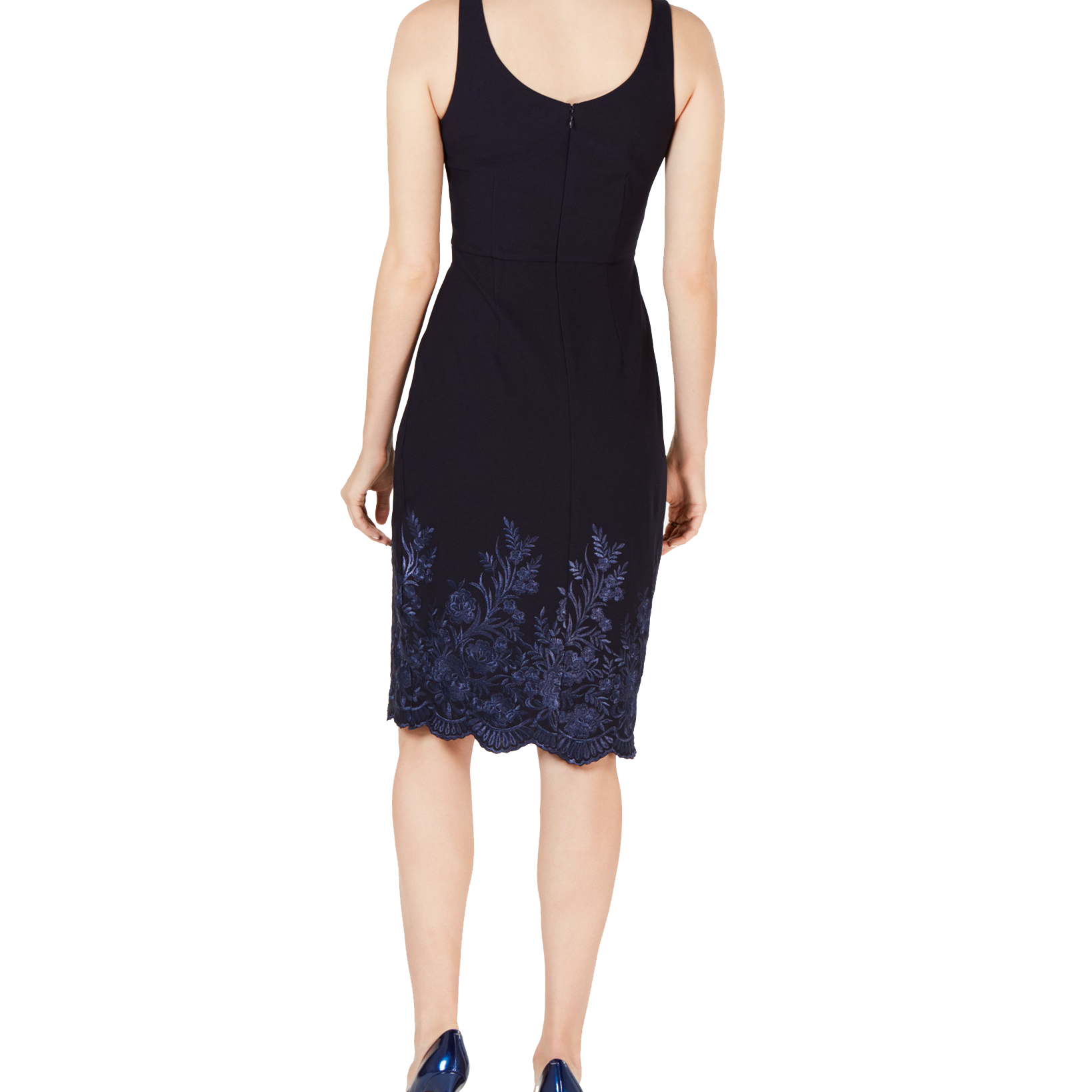 Betsey Johnson Women Embroidered Scuba Dress