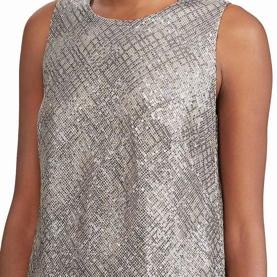Lauren Ralph Lauren Women Sequin Sleeveless Dress