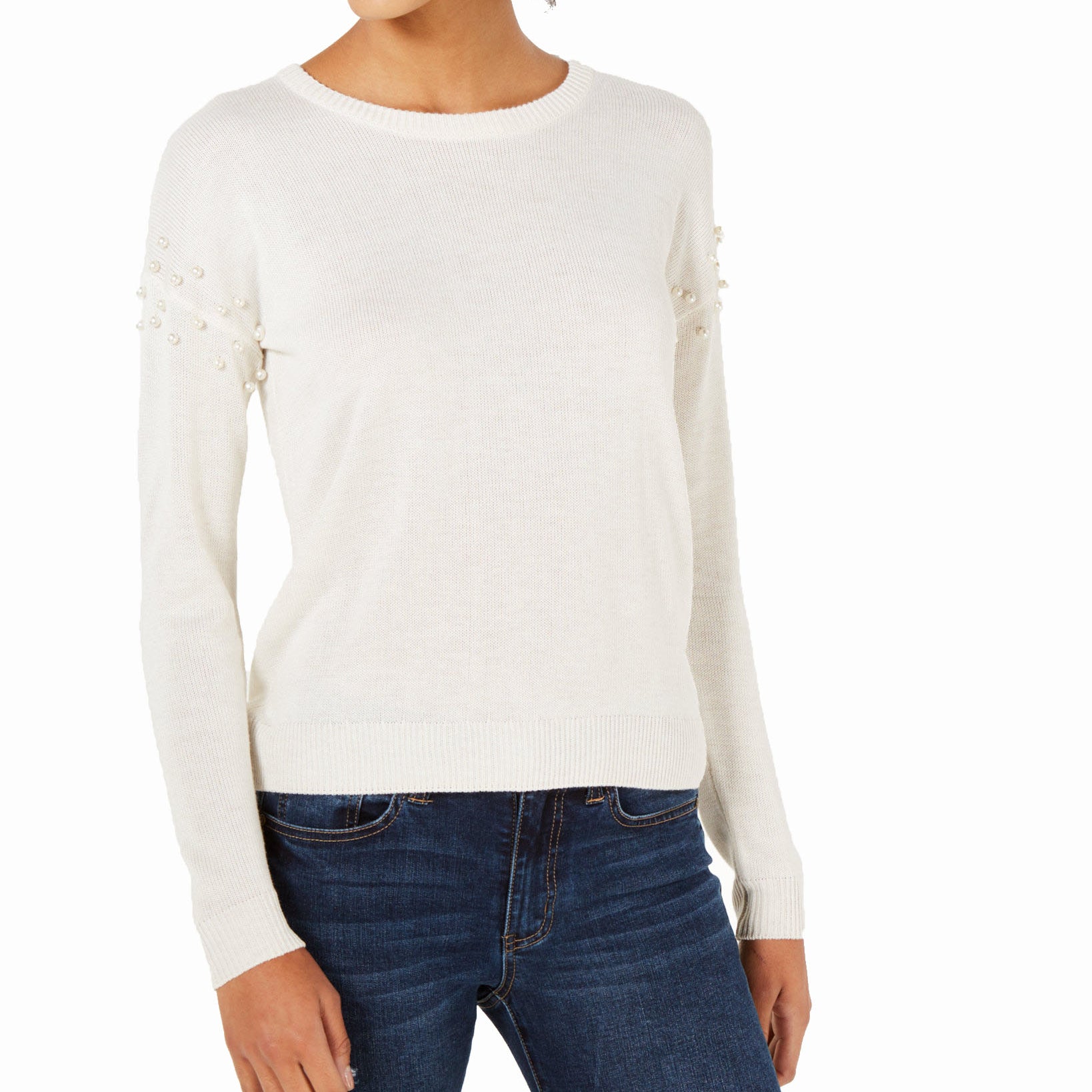 Hippie Rose Embellished Sweater Cashmere Cloud