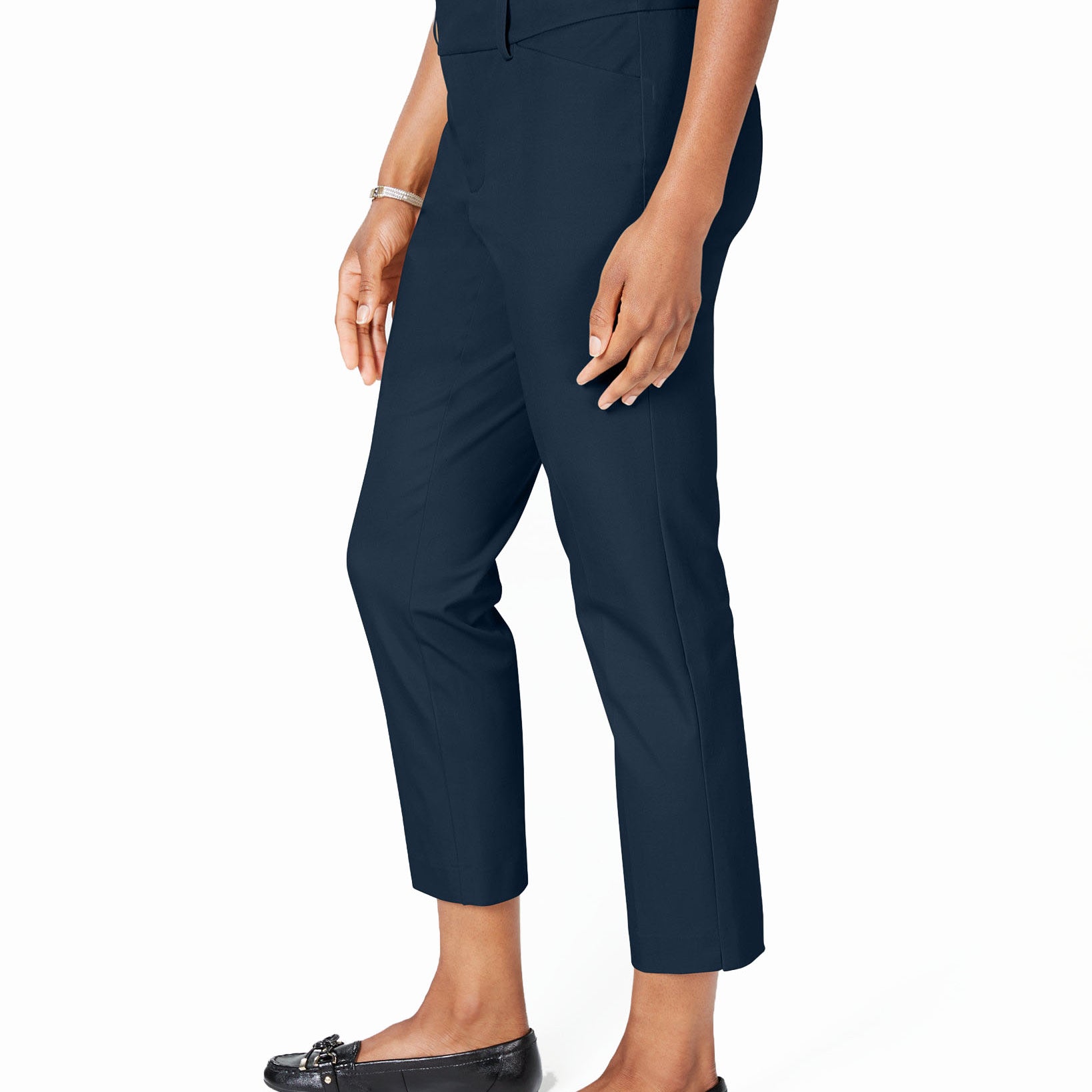 Charter Club Women Petite Newport Tummy Control Cropped Pants