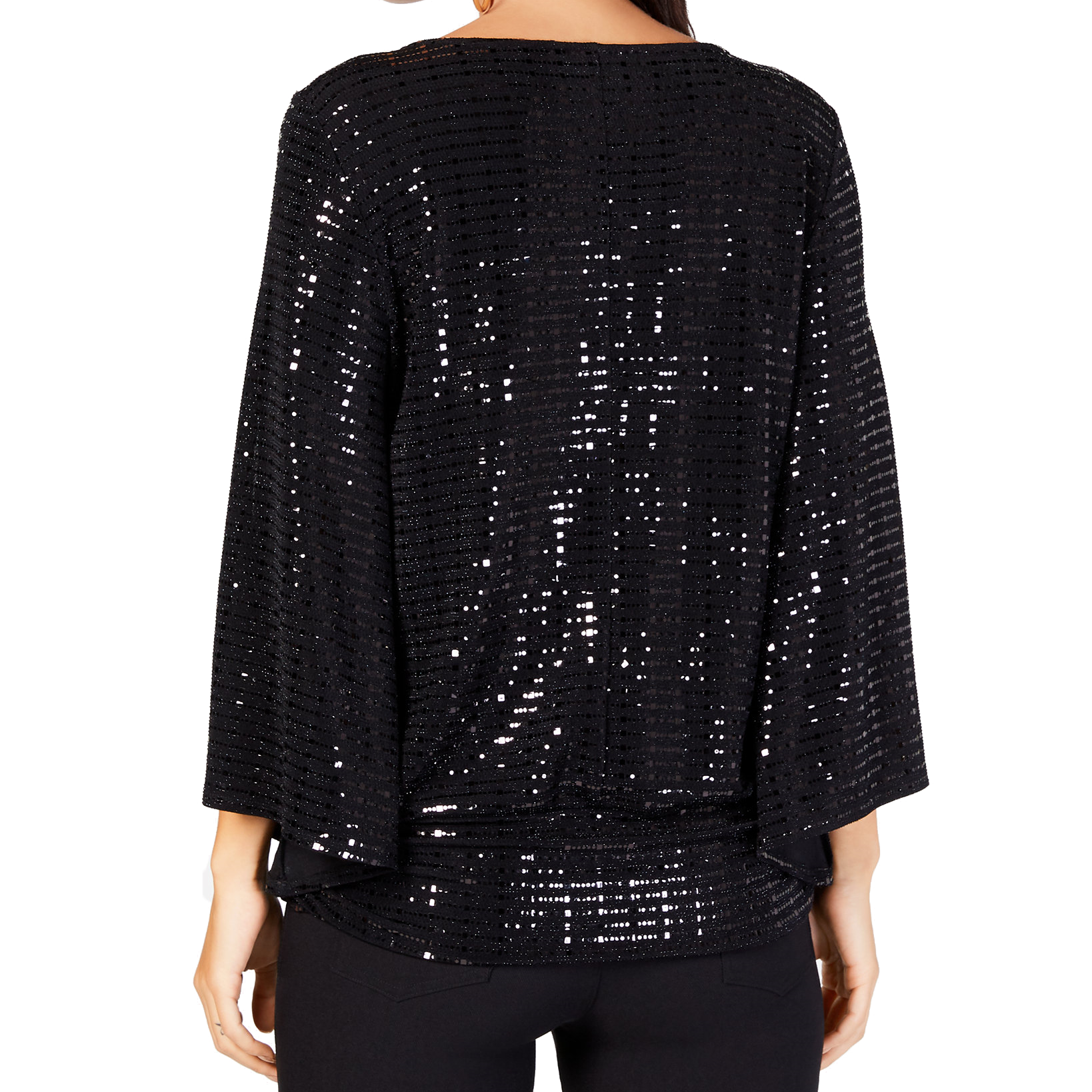 Thalia Sodi Sequined Necklace Top