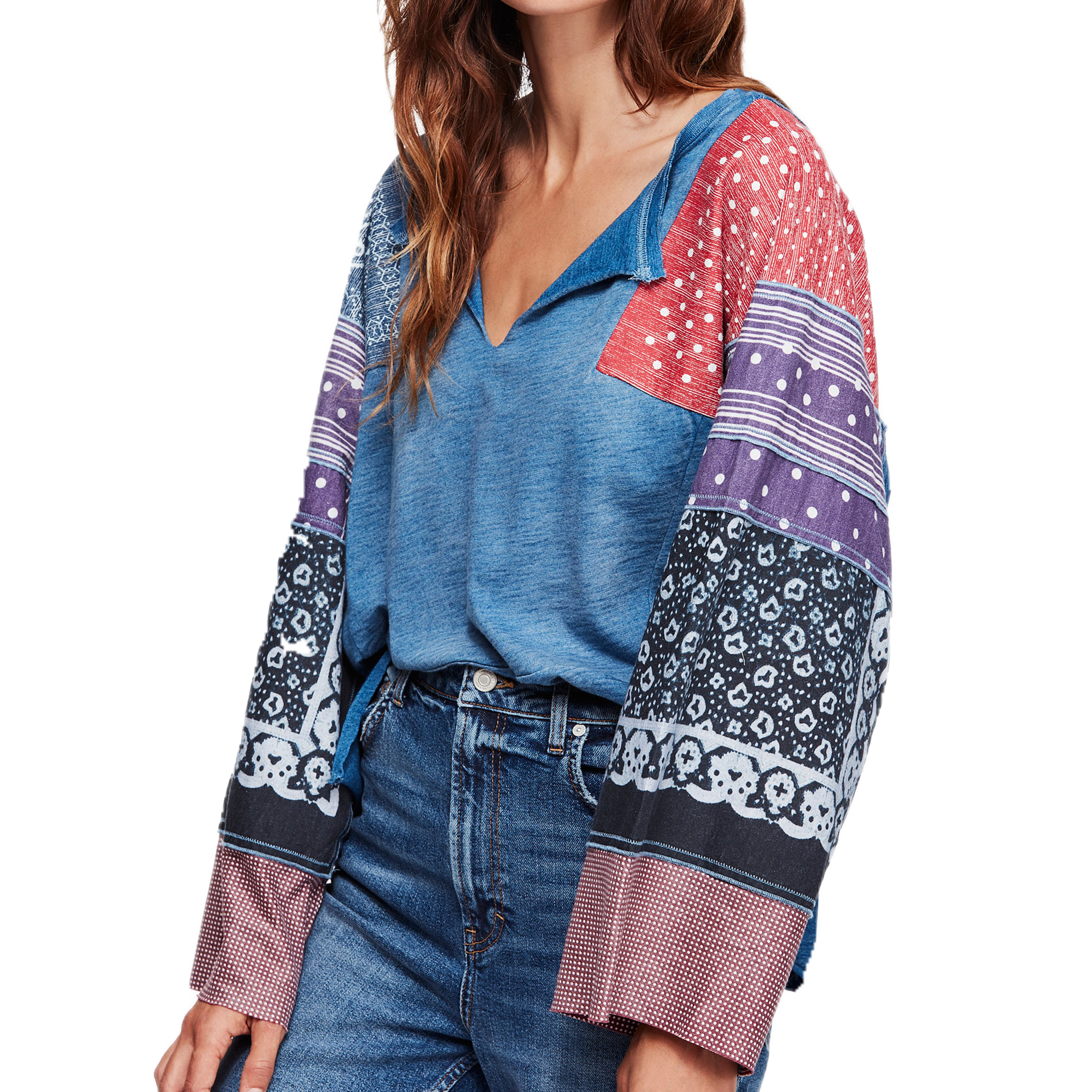 Free People Women Shibuya Tunic Indigo