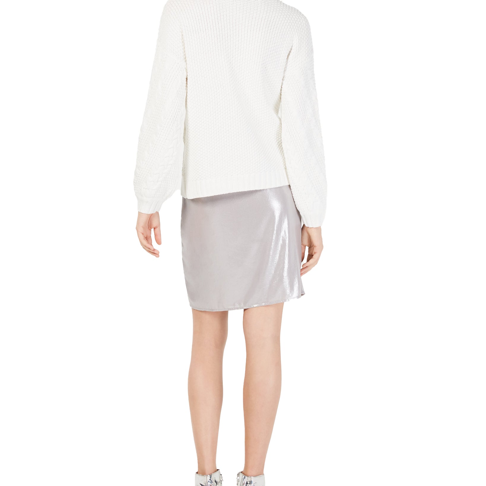 INC International Concepts Women Cable Knit Pullover Sweater