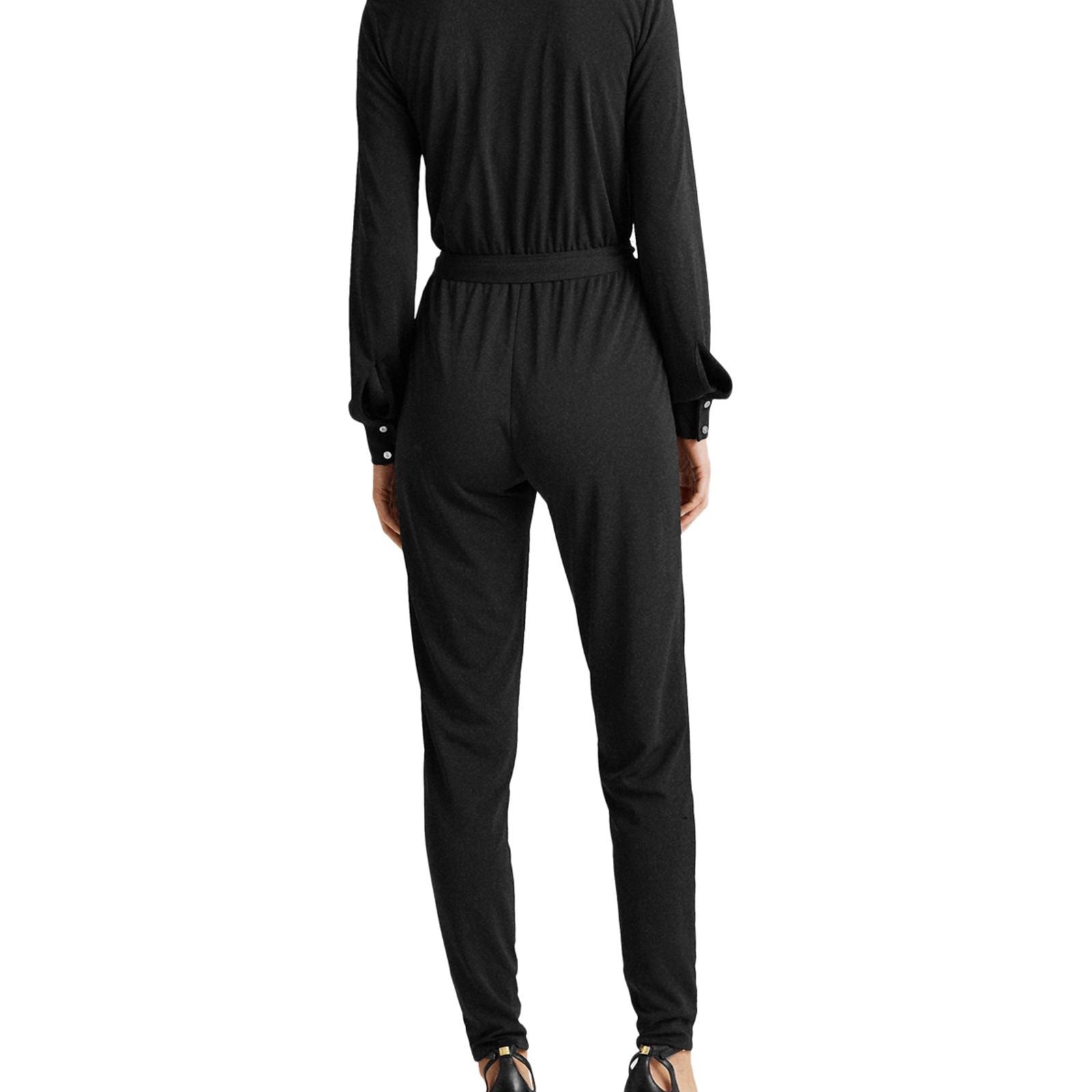 Lauren Ralph Lauren Jumpsuit Button up Tie Waist Jumpsuit
