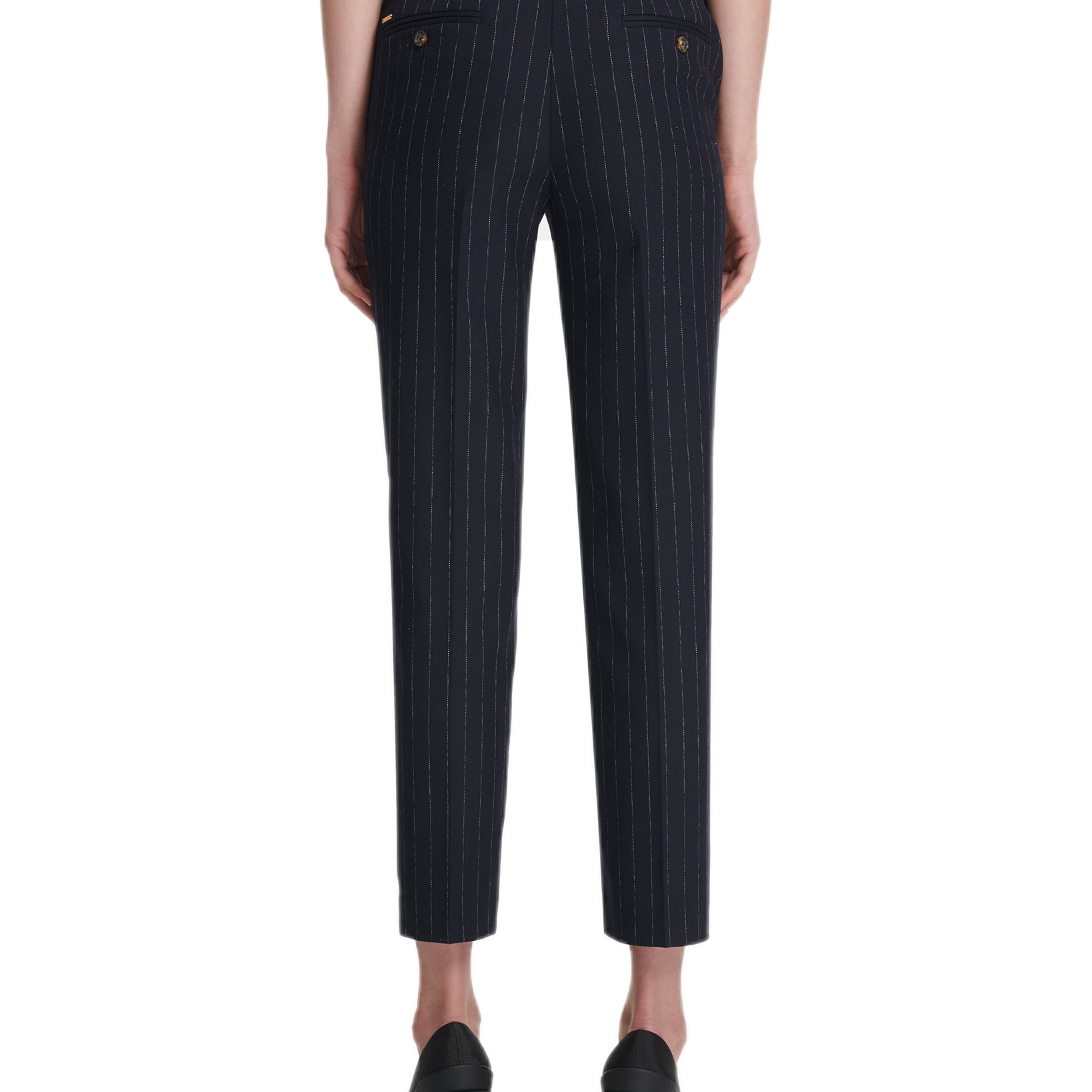 DKNY Women Essex Pinstriped Ankle Pants