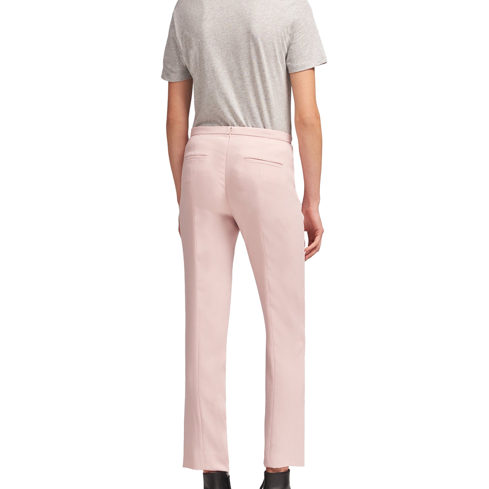 DKNY Women Front Slit Straight Leg Pants