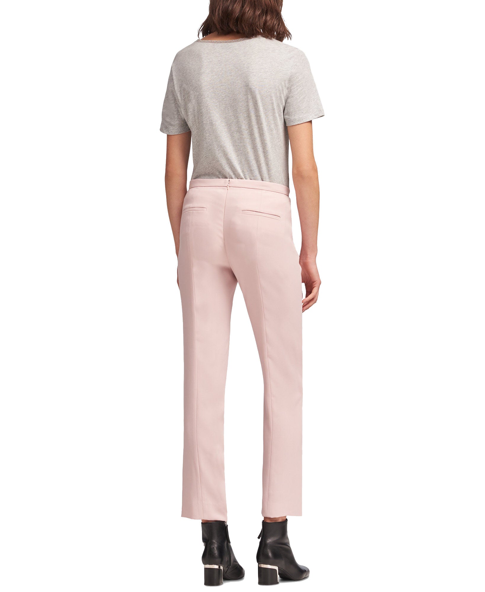 DKNY Women Front Slit Straight Leg Pants