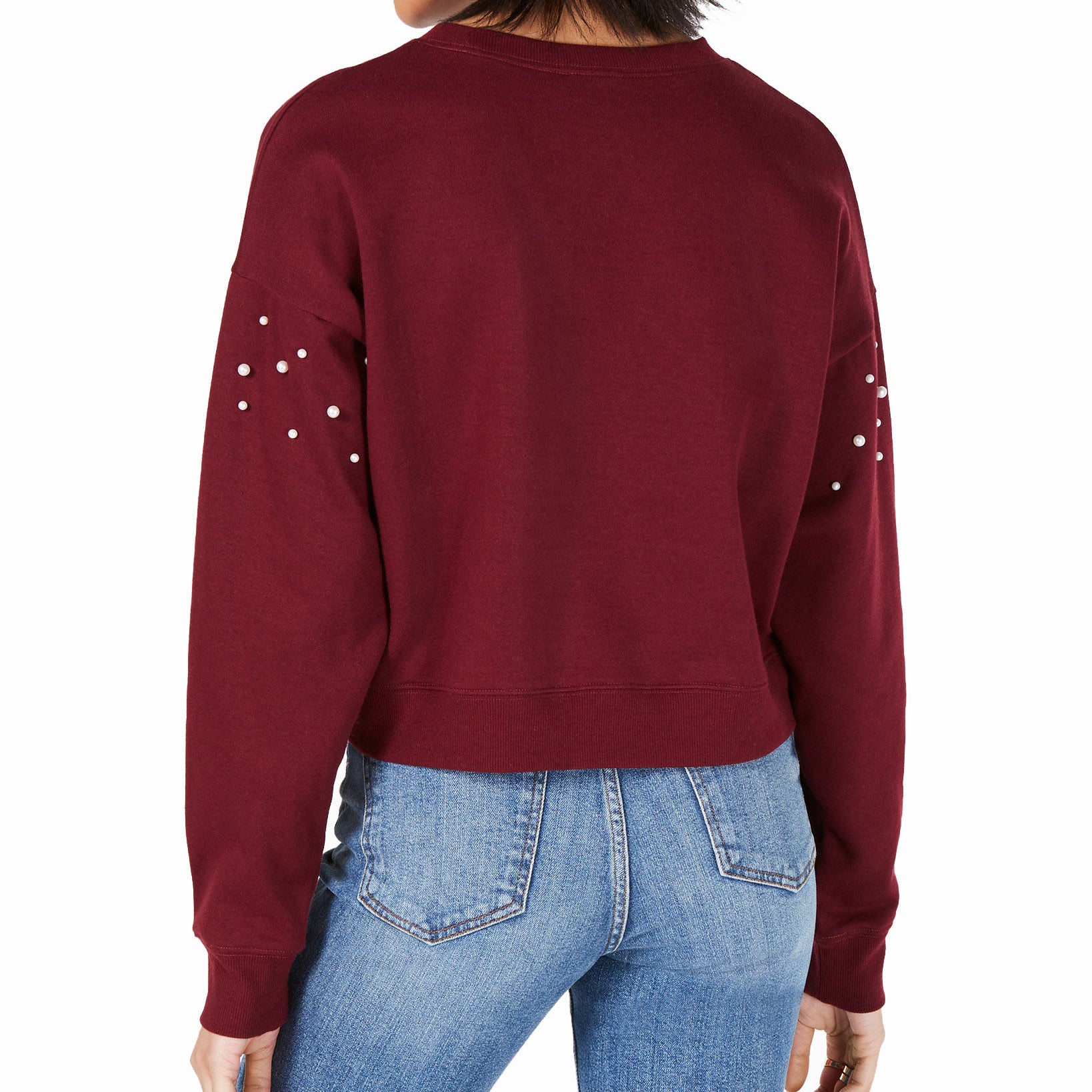 Freshman Imitation Pearl Sweatshirt