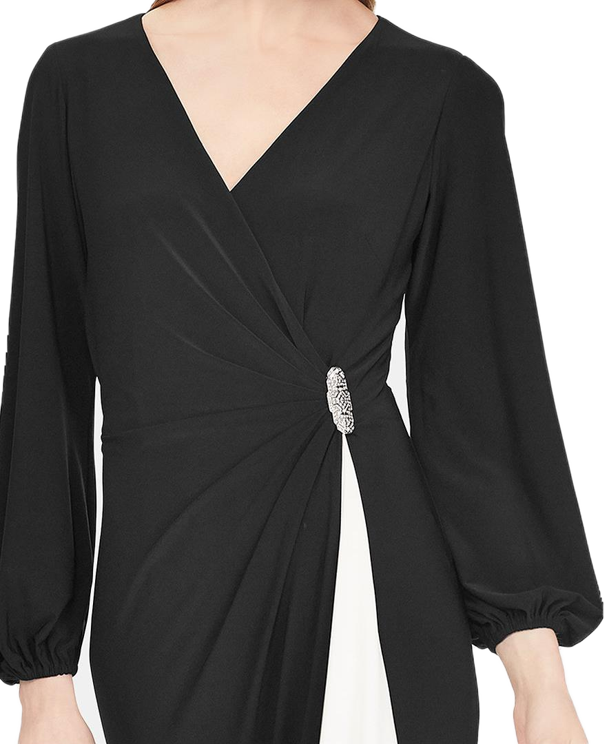 Lauren Ralph Lauren Women Color Blocked Jersey Gown