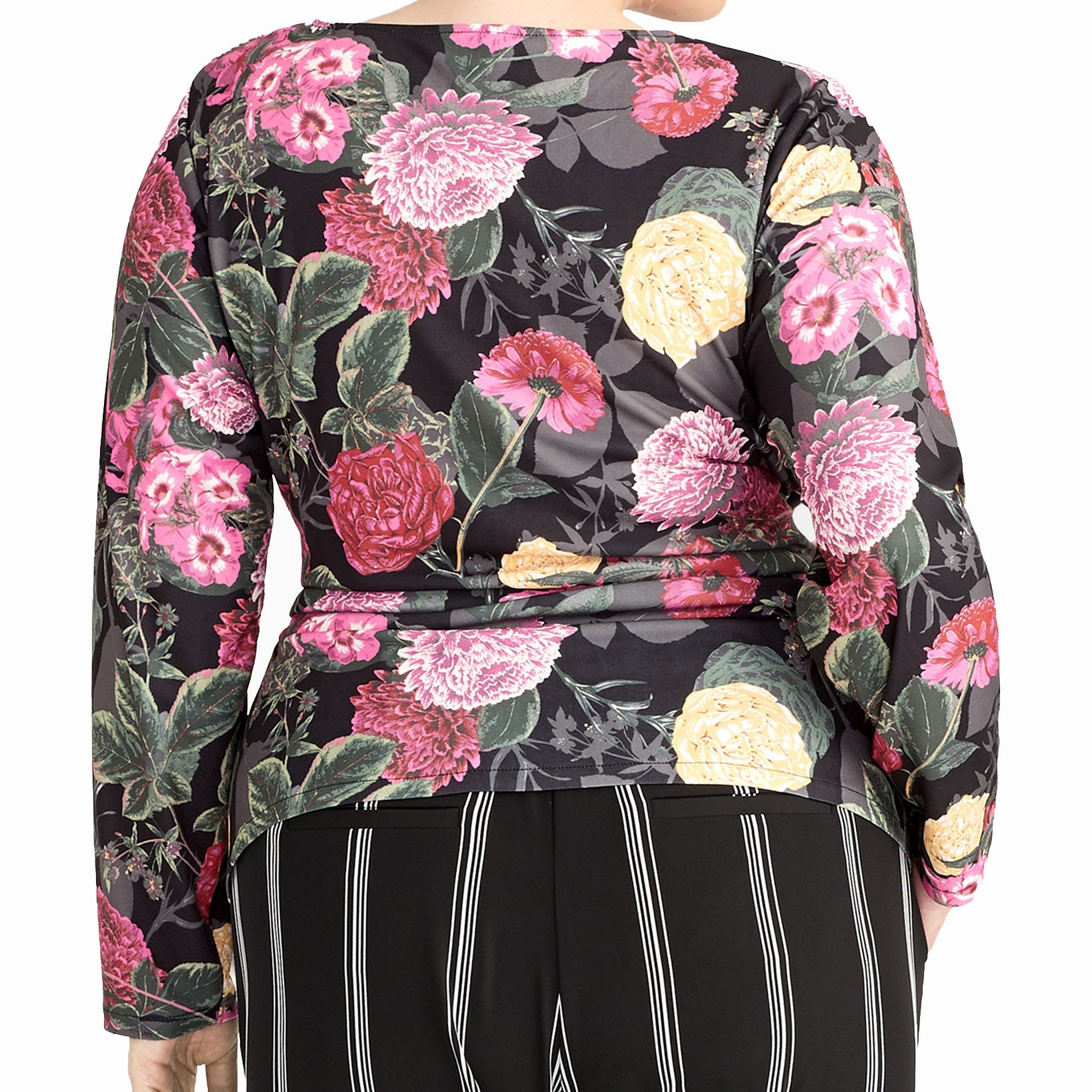 RACHEL Rachel Roy Women Plus Trendy Ginger Front Tie Top