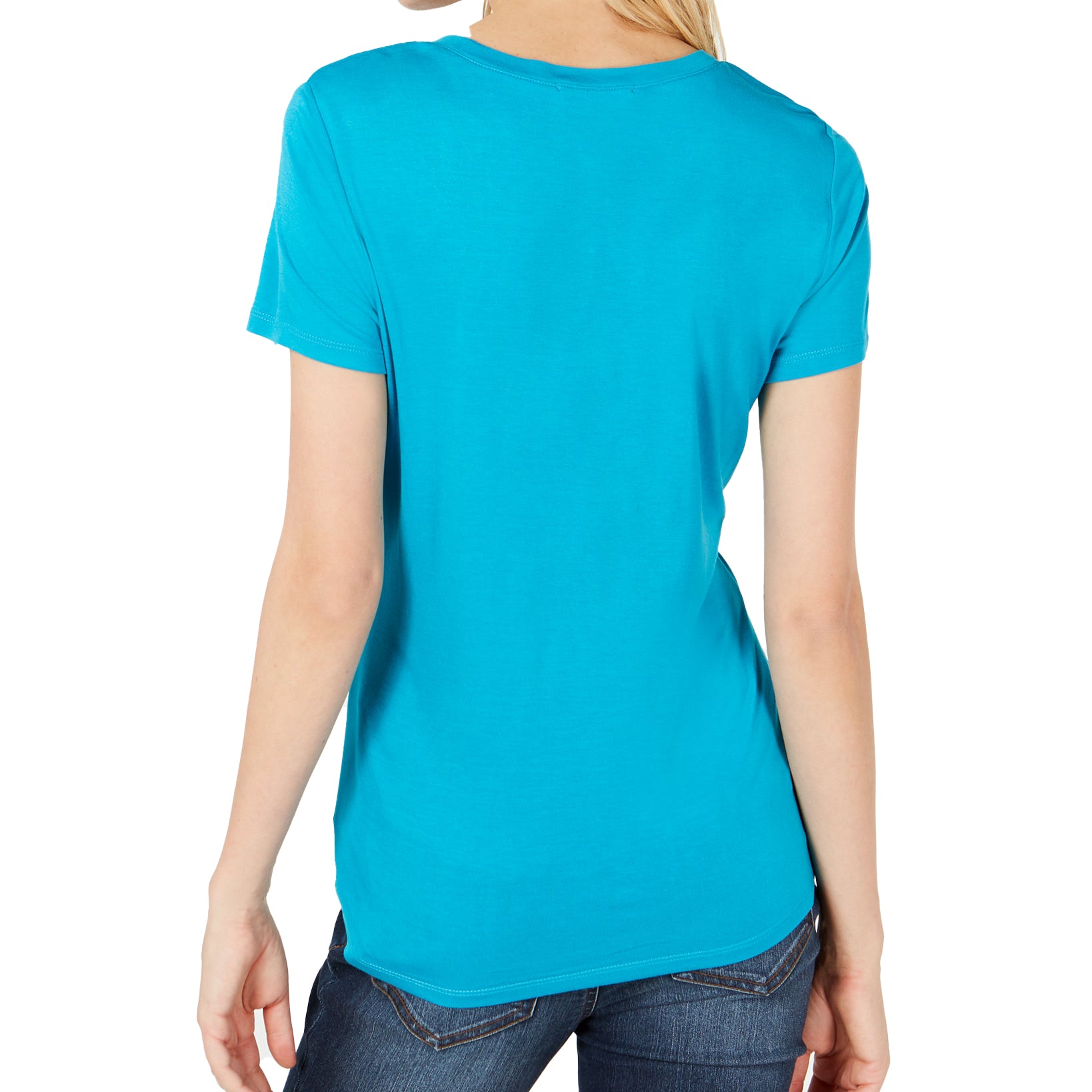 INC International Concepts Women Tie Front T Shirt