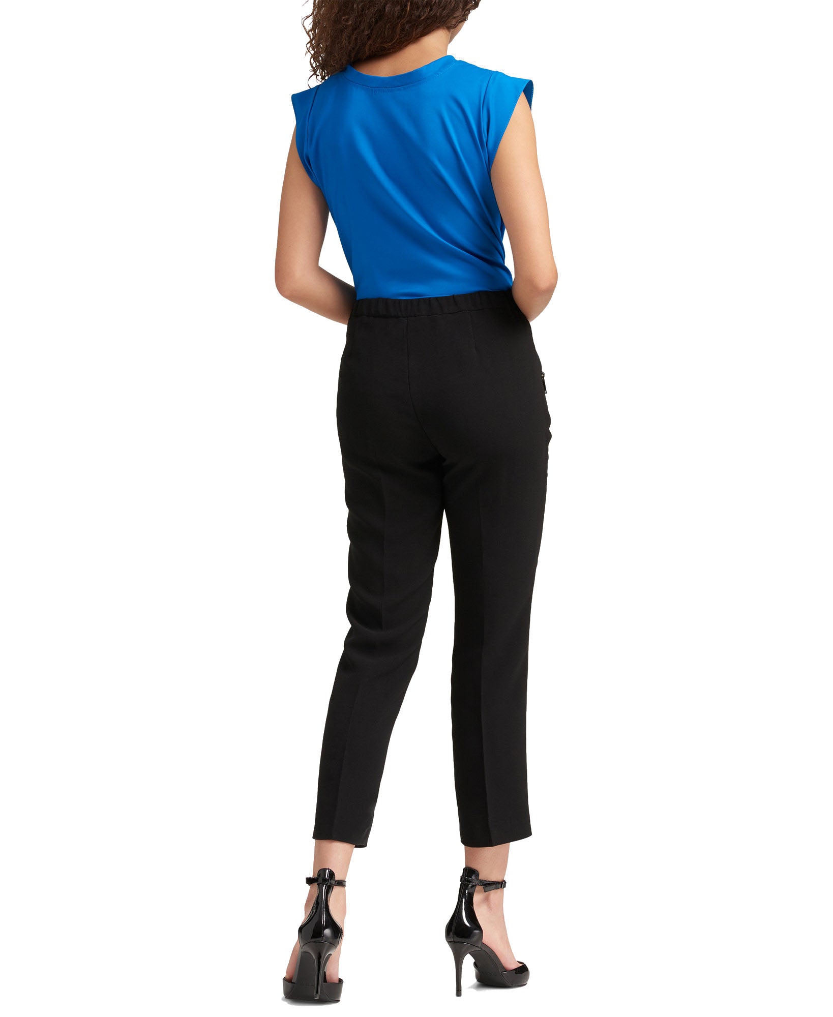 DKNY Women Pull On Zip Pocket Pants
