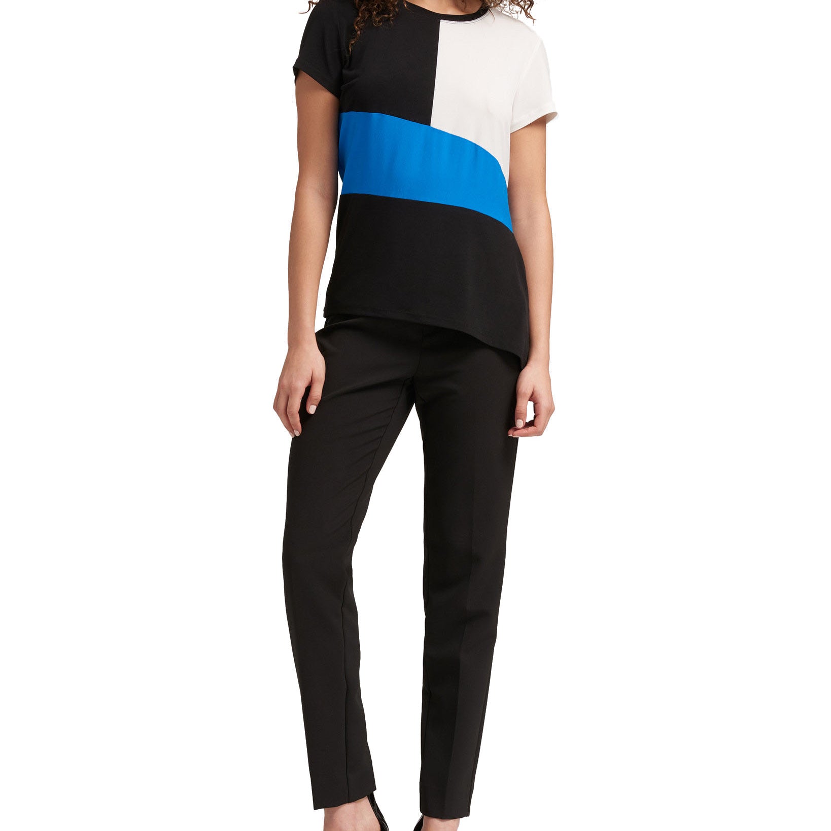DKNY Women Colorblocked T Shirt