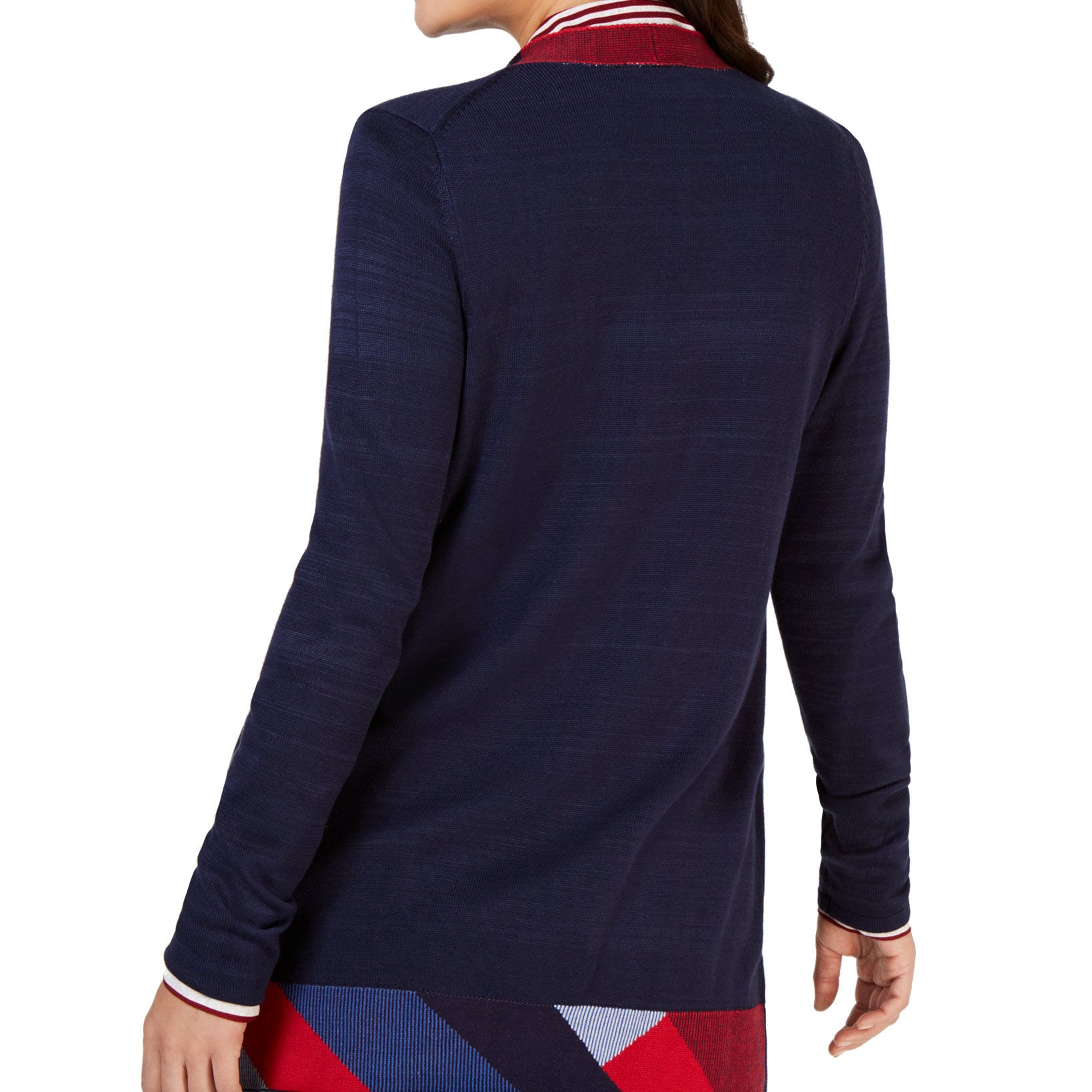 Charter Club Women Tipped Boyfriend Cardigan Sweater