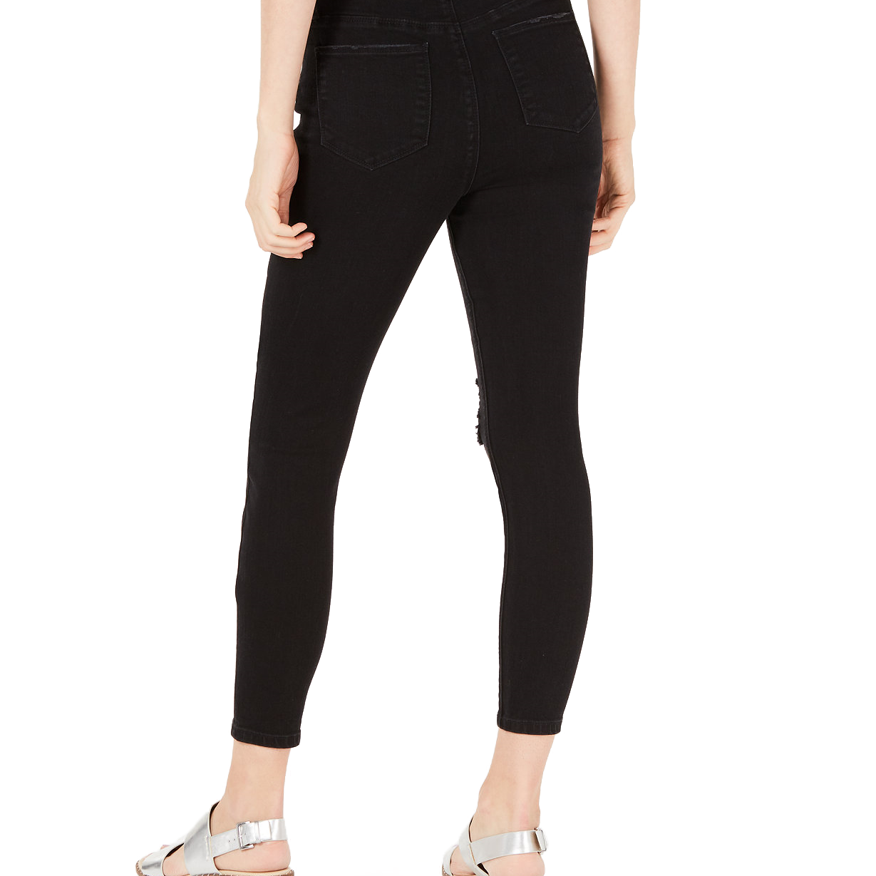 Vanilla Star Women Ripped Black High Rise Skinny Jeans