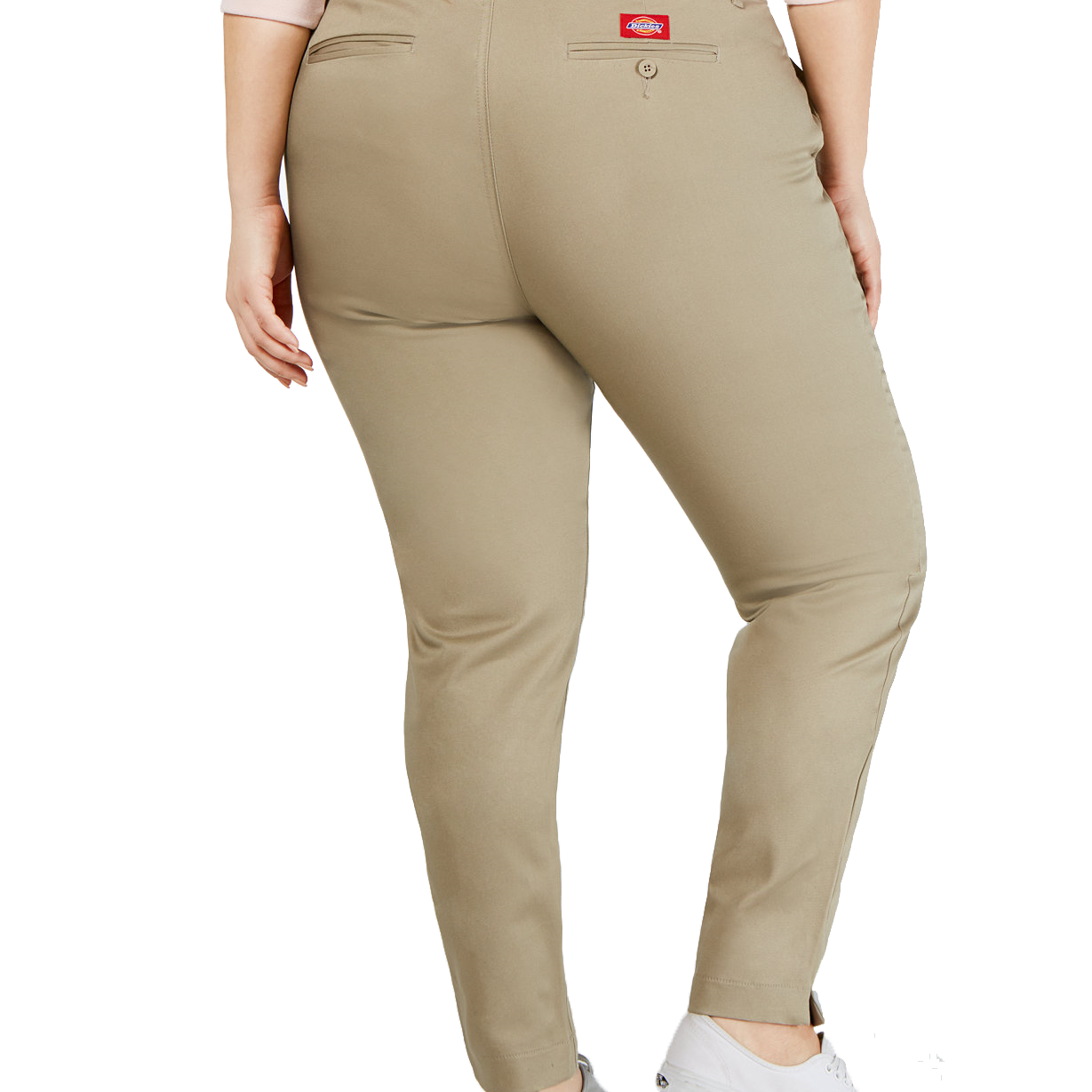 Dickies Women Plus Trendy Skinny Ankle Pants