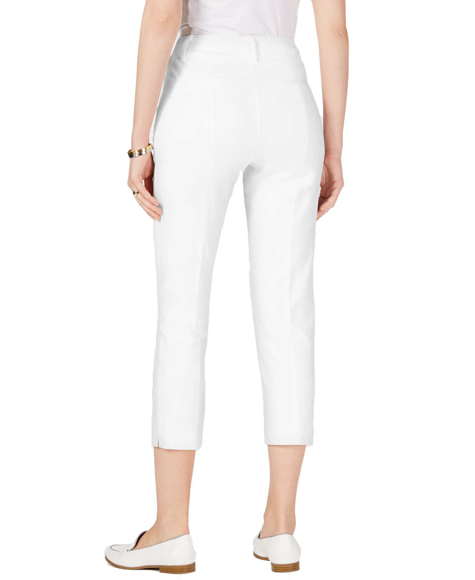 Charter Club Women Petite Newport Tummy Control Cropped Pants