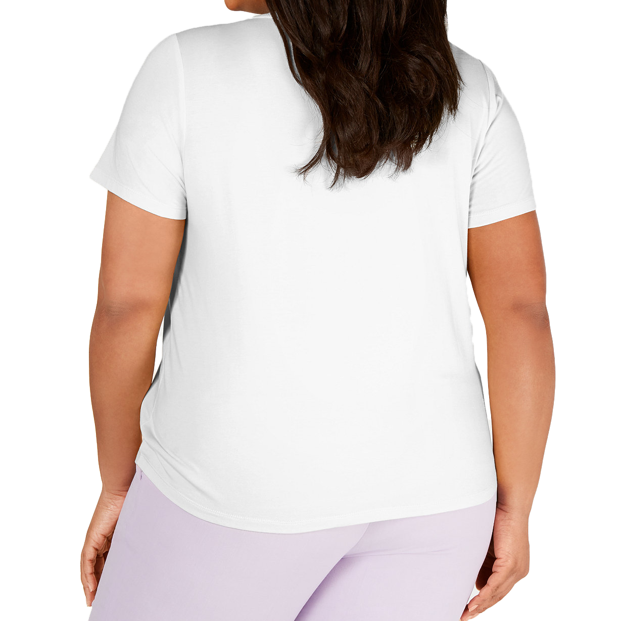 Bar III Women Plus Trendy Crewneck T Shirt