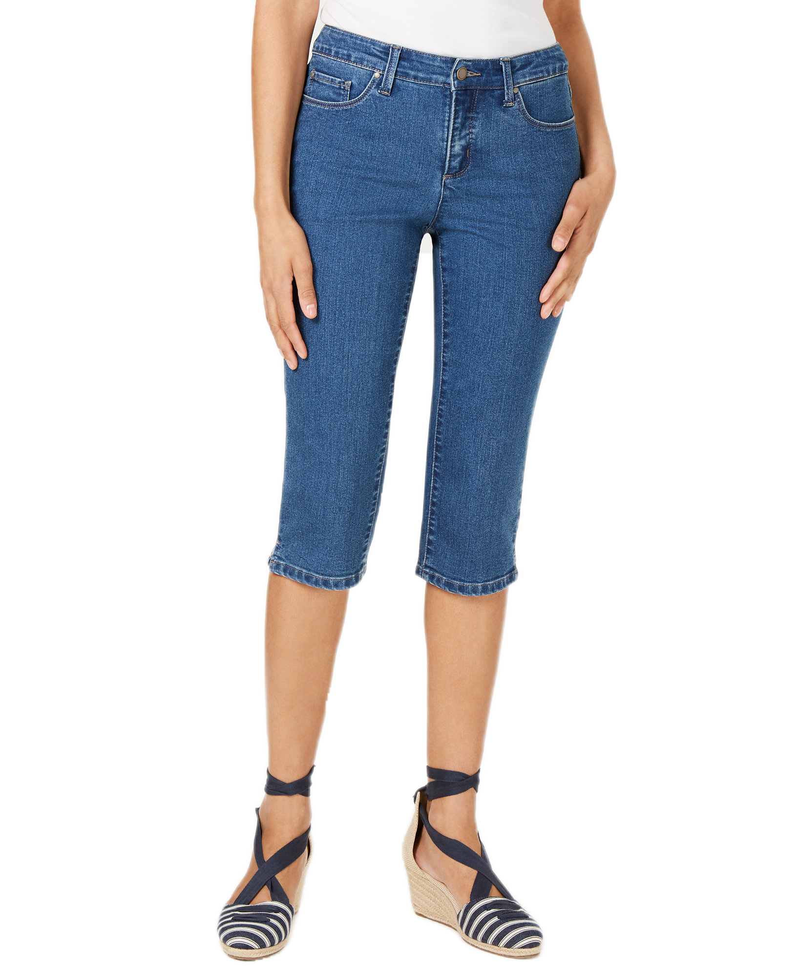 Charter Club Women Tummy Control Skimmer Jeans Lyon Wash