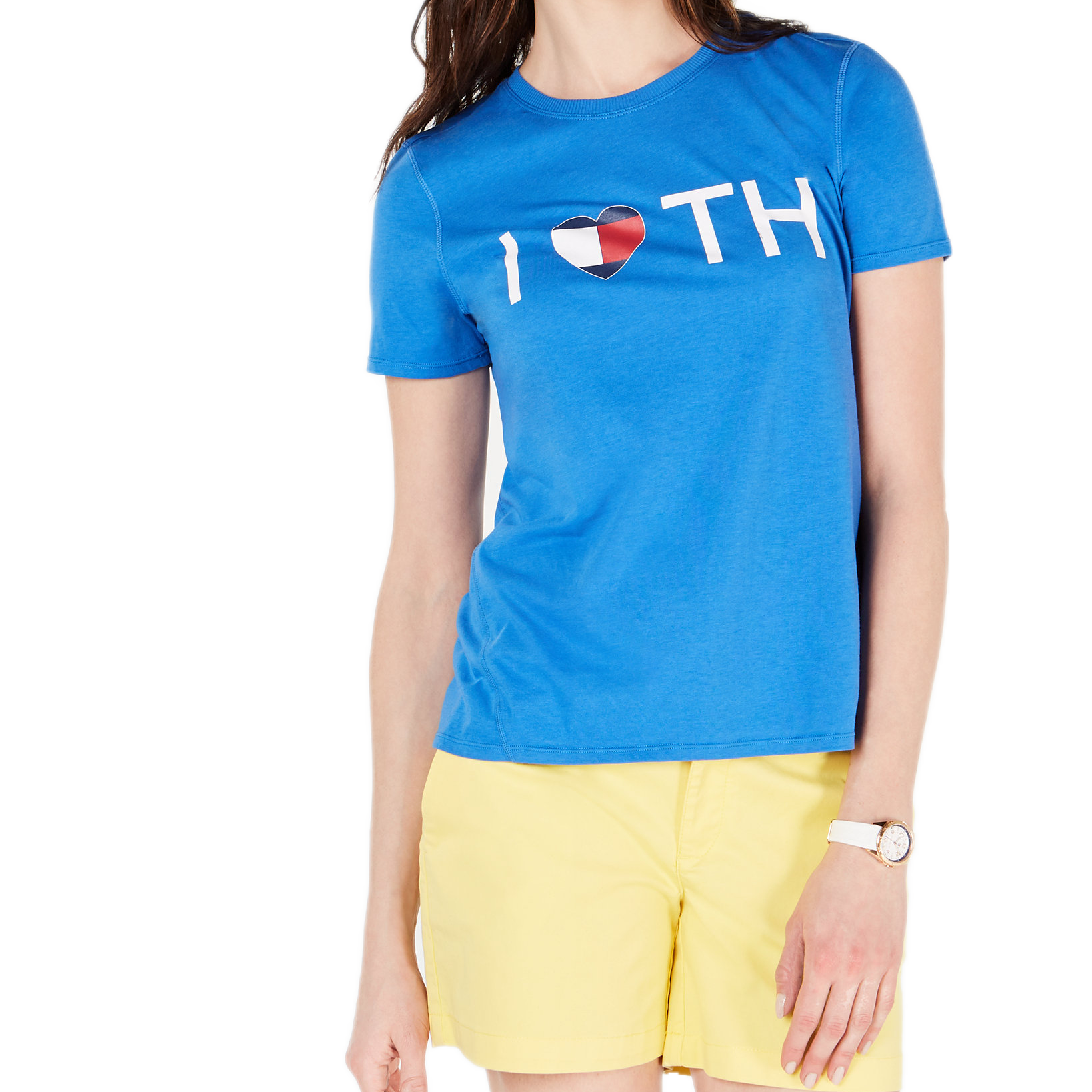 Tommy Hilfiger Women Graphic Print T Shirt Orca