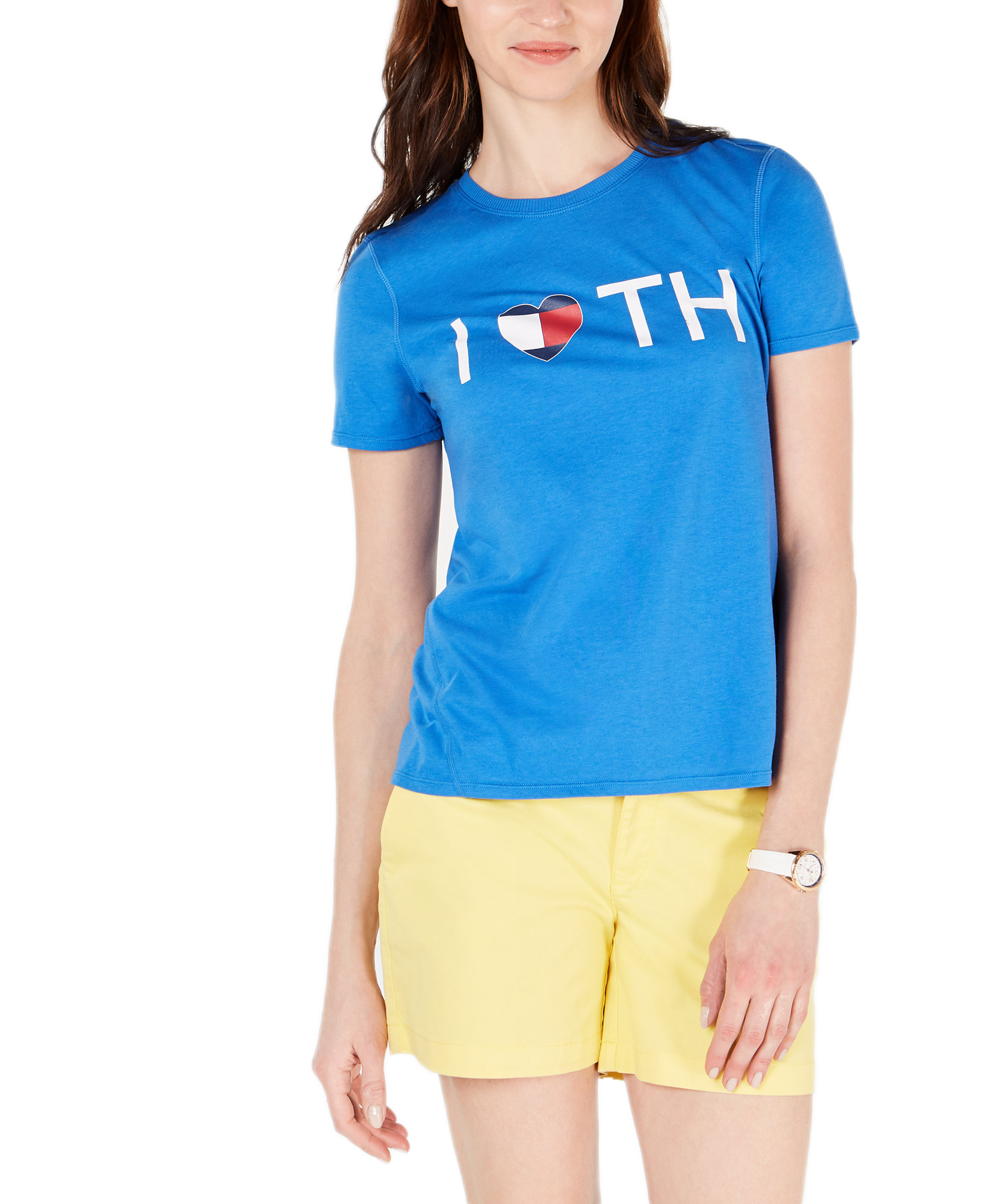 Tommy Hilfiger Women Graphic Print T Shirt Orca