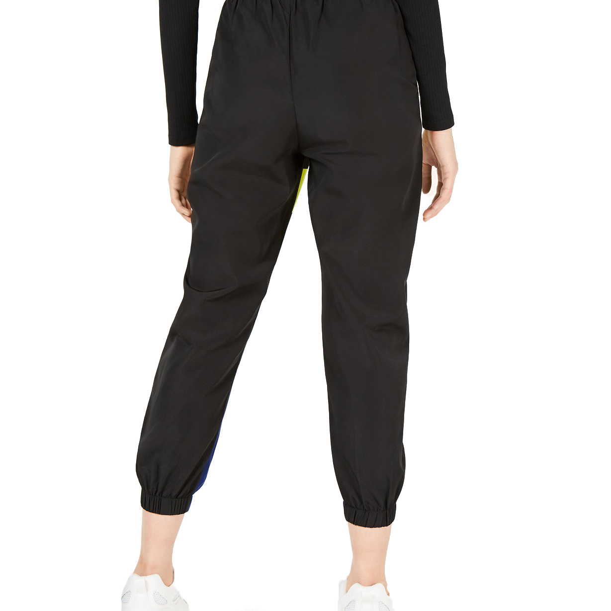 Waisted Women Side Striped Cargo Pants