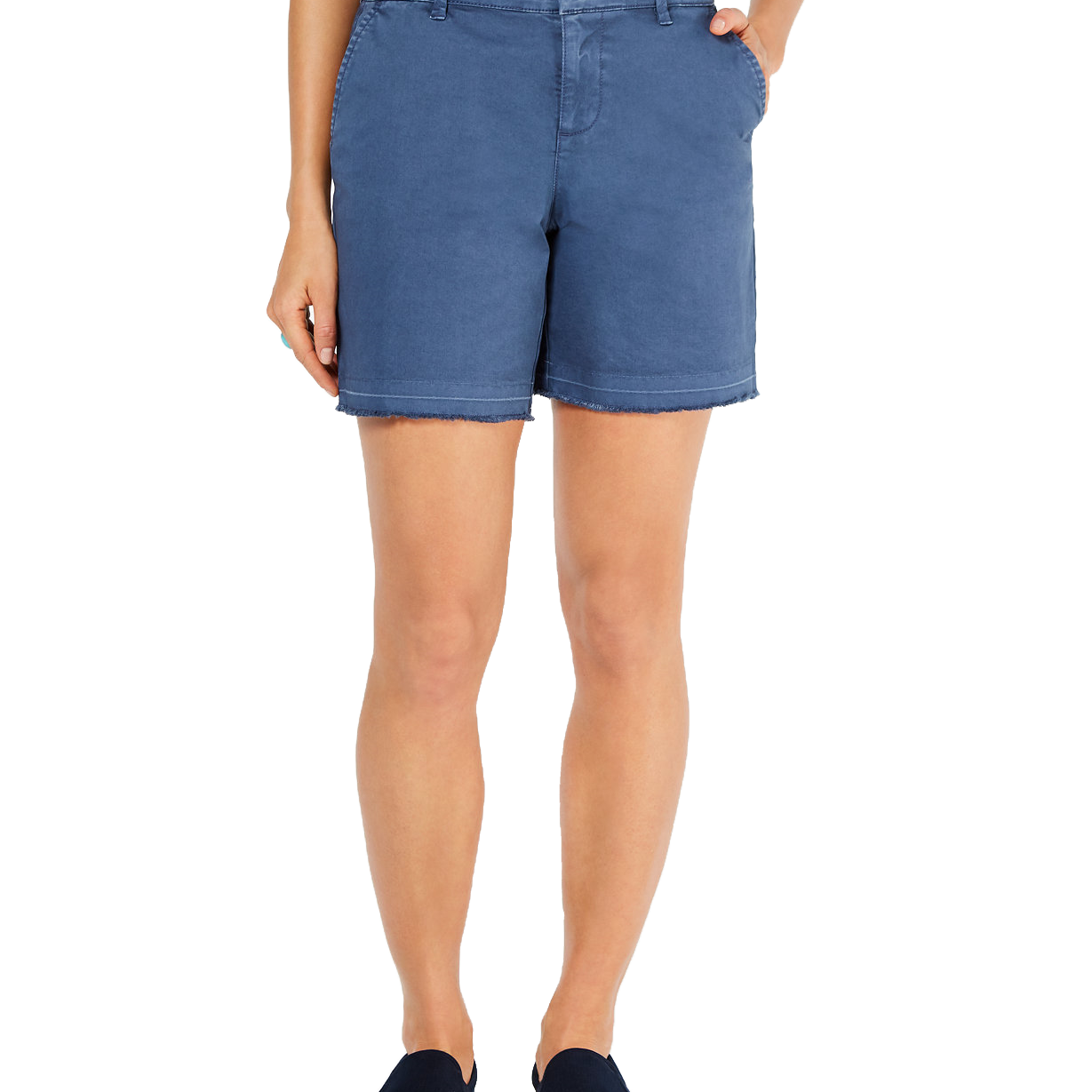Style & Co Women Cutoff Shorts New Uniform Blue