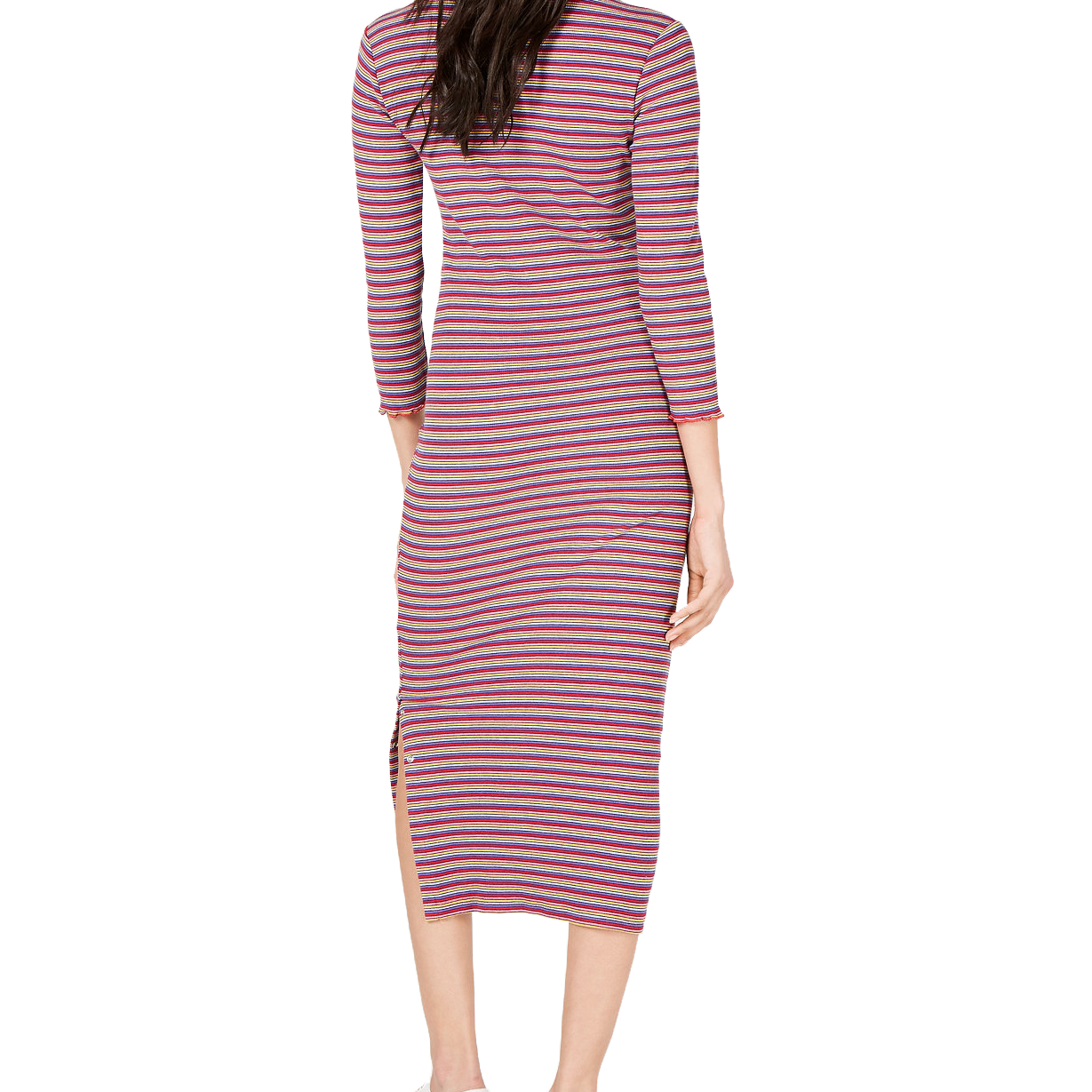 Juicy Couture Women Striped Rib Knit Dress