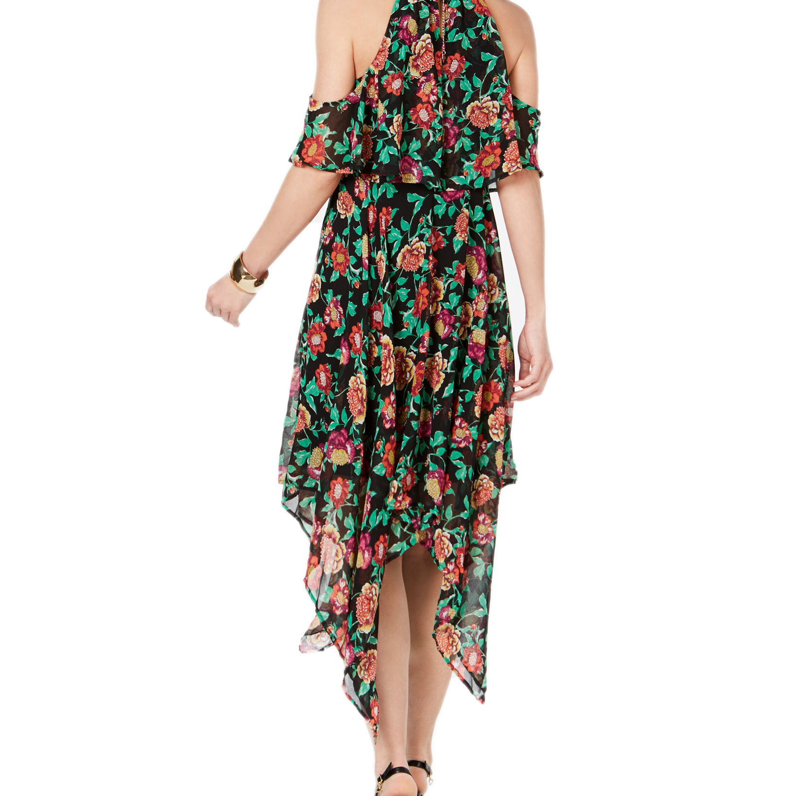 Thalia Sodi Women Chain Neck Off The Shoulder Maxi Dress