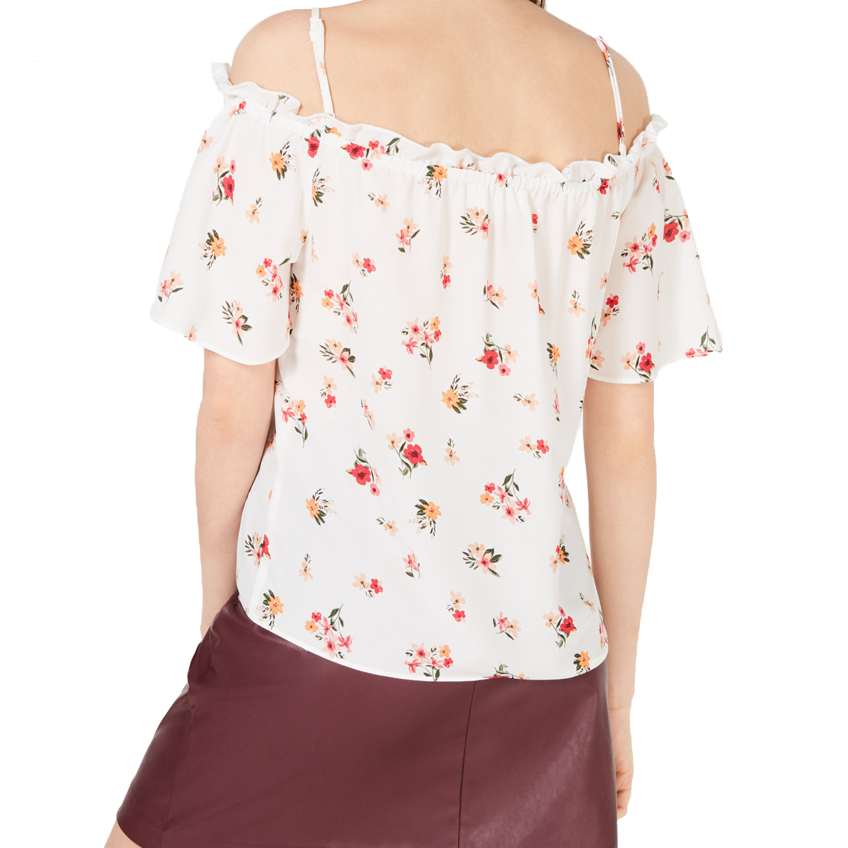 Hippie Rose Women Printed Off The Shoulder Top