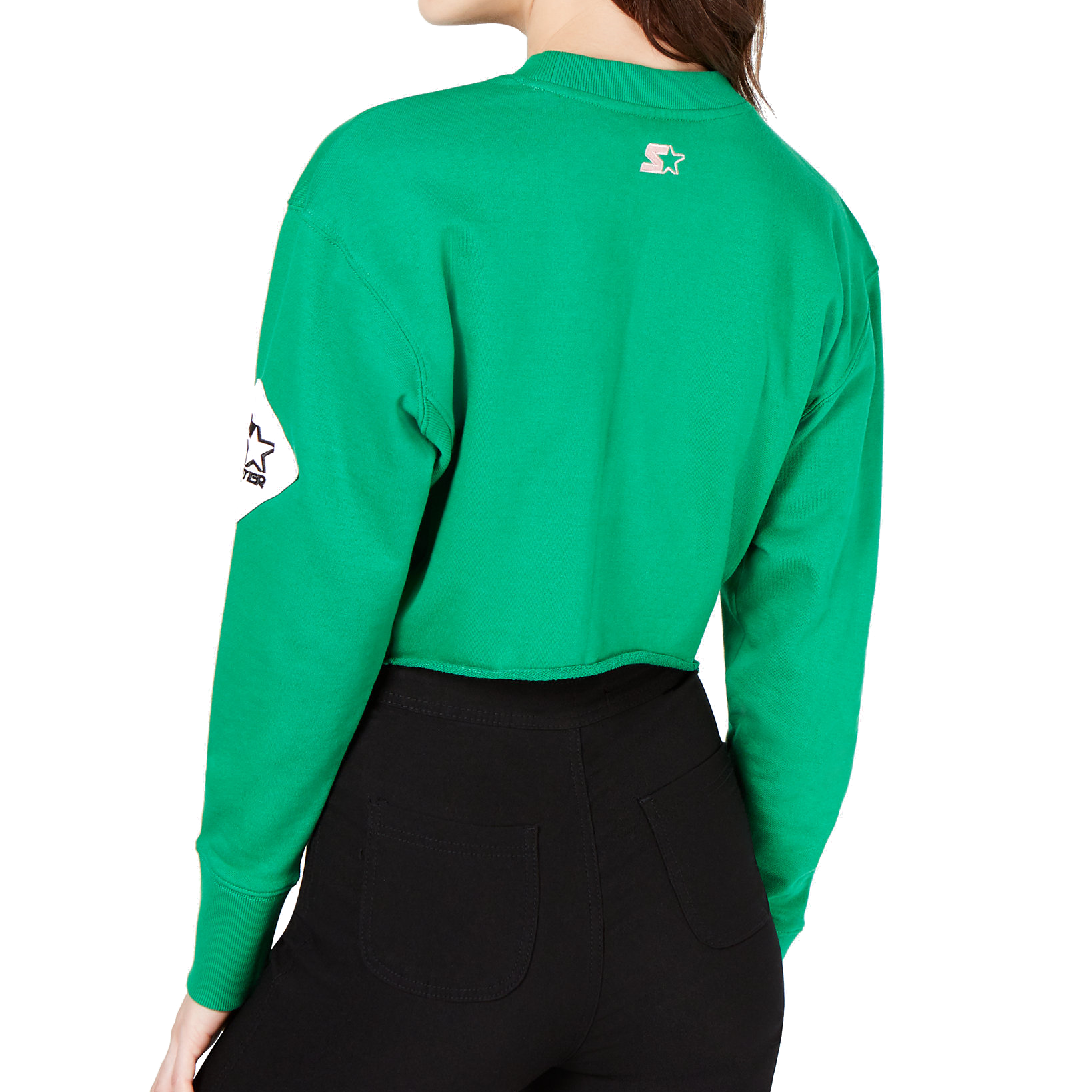 Starter Women Cropped Graphic Sweatshirt