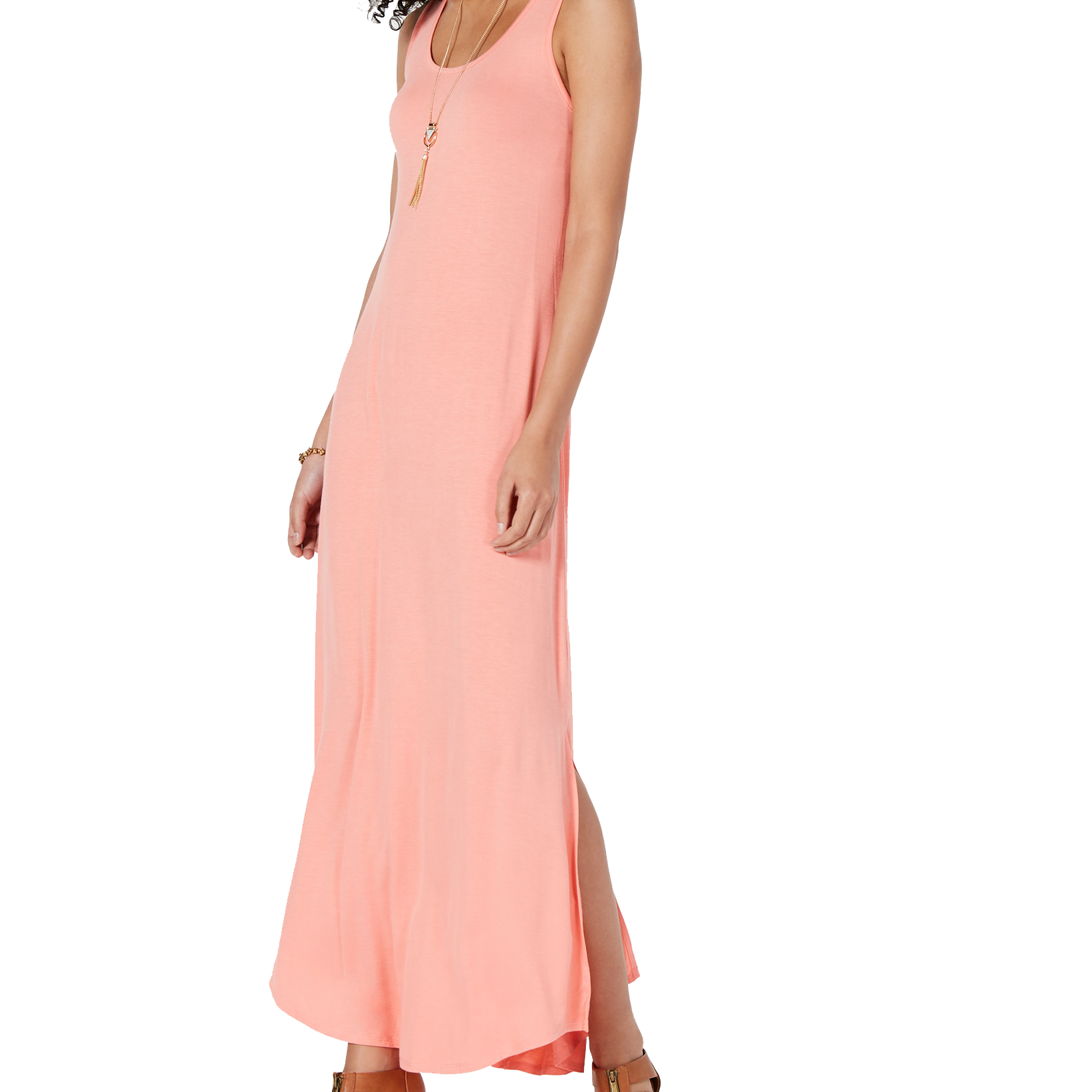 Style & Co Sleeveless Slit Maxi Dress