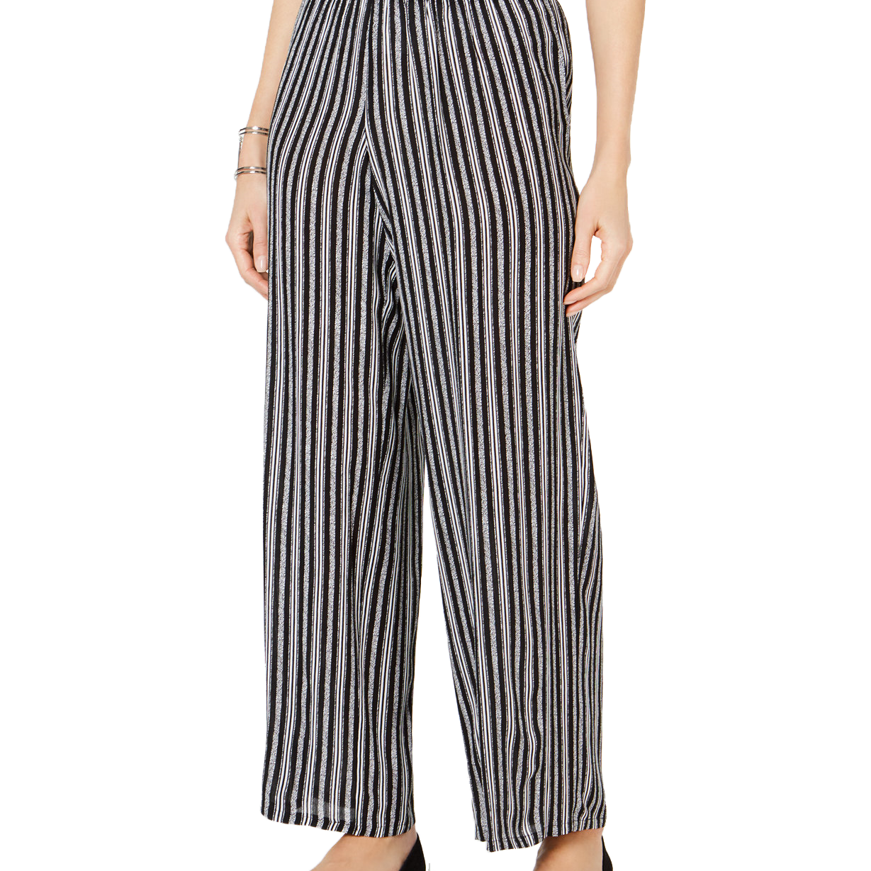 JM Collection Printed Wide Leg Pants Sofia Stripe