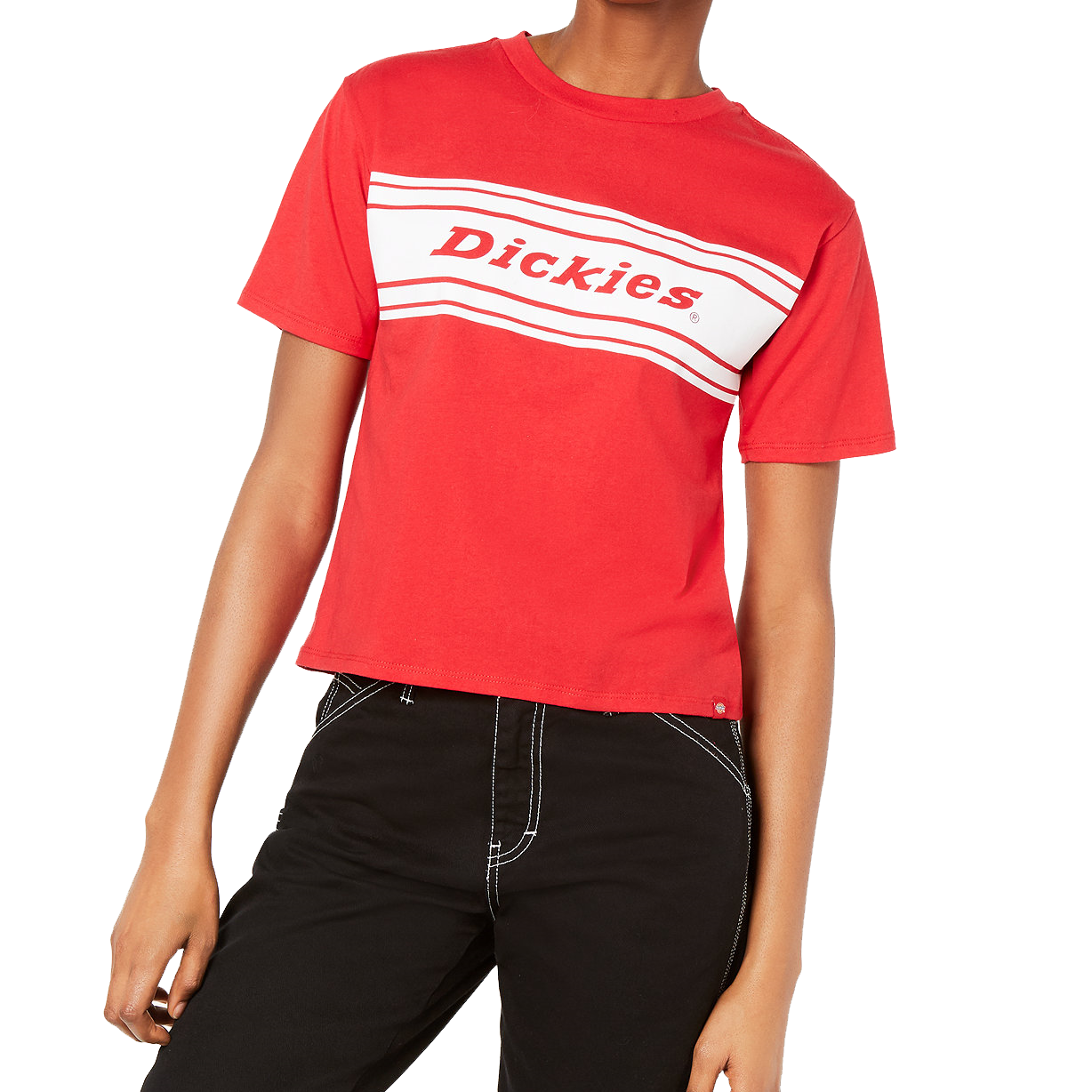 Dickies Women Tommy Cotton Graphic T Shirt Red