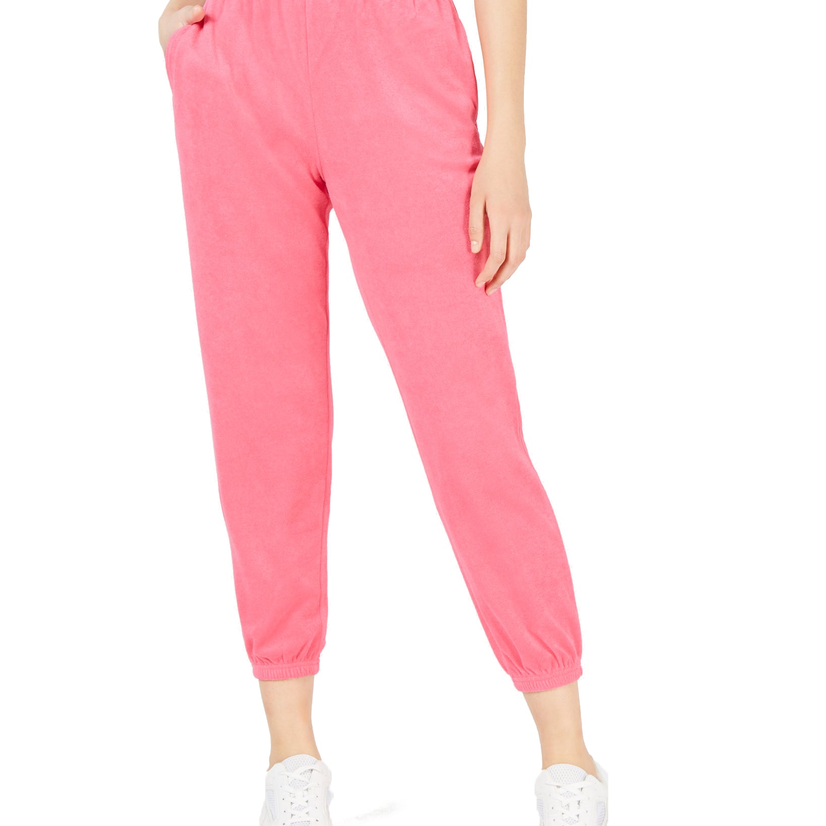 Juicy Couture Women Terry Jogger Pants Lotus Flower