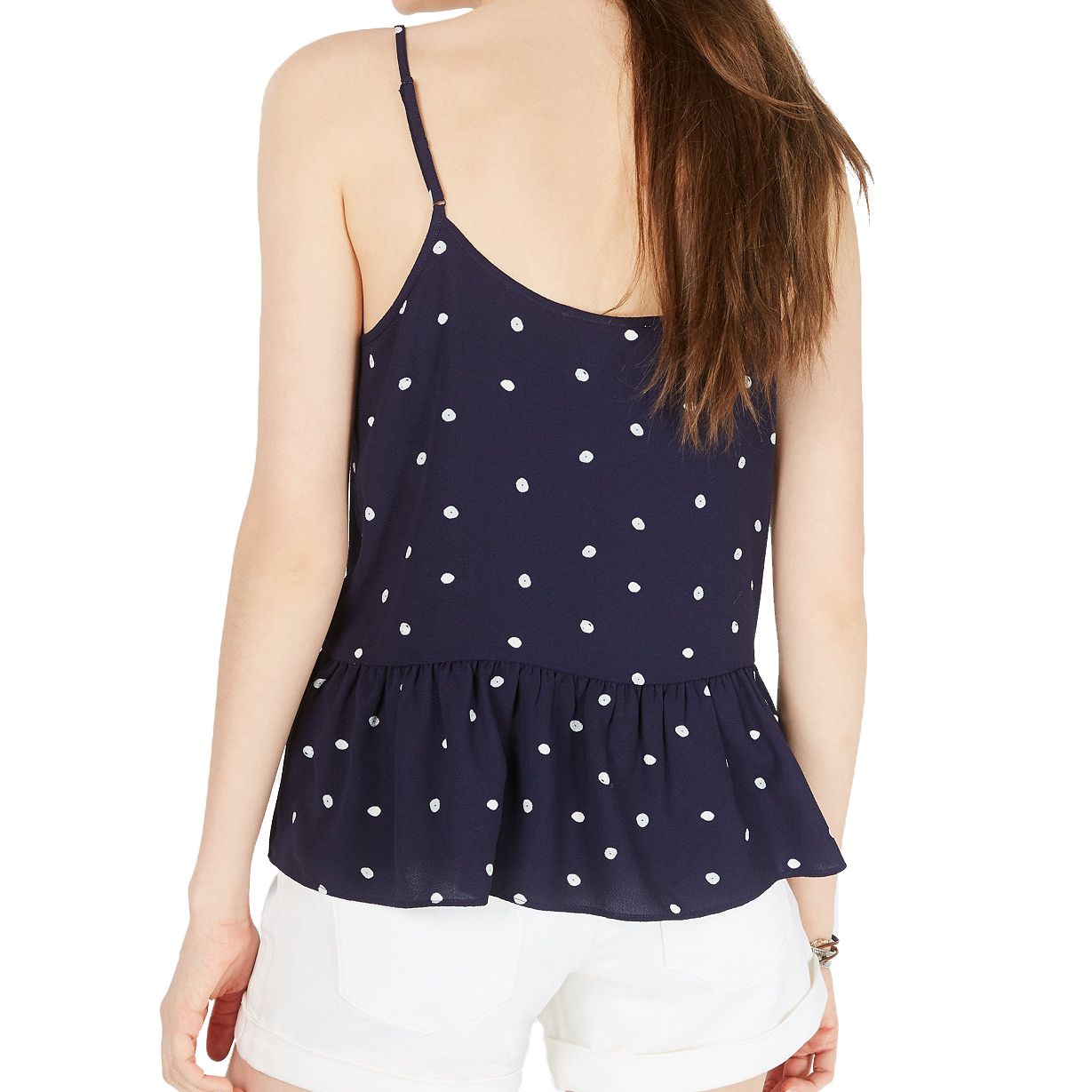 Hippie Rose Women Floral Peplum Tank Top