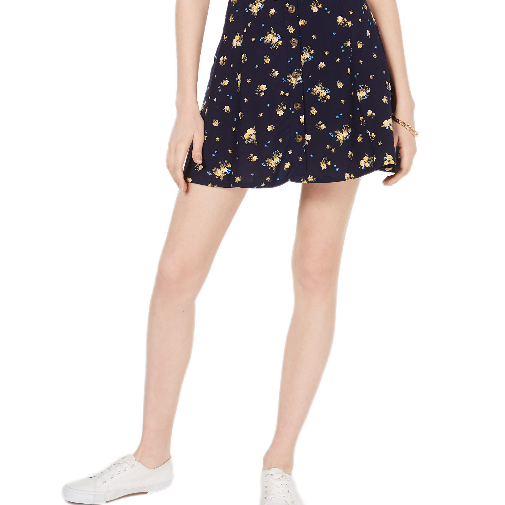 Ultra Flirt Juniors Floral Print Mini Skirt Ditsy Dream