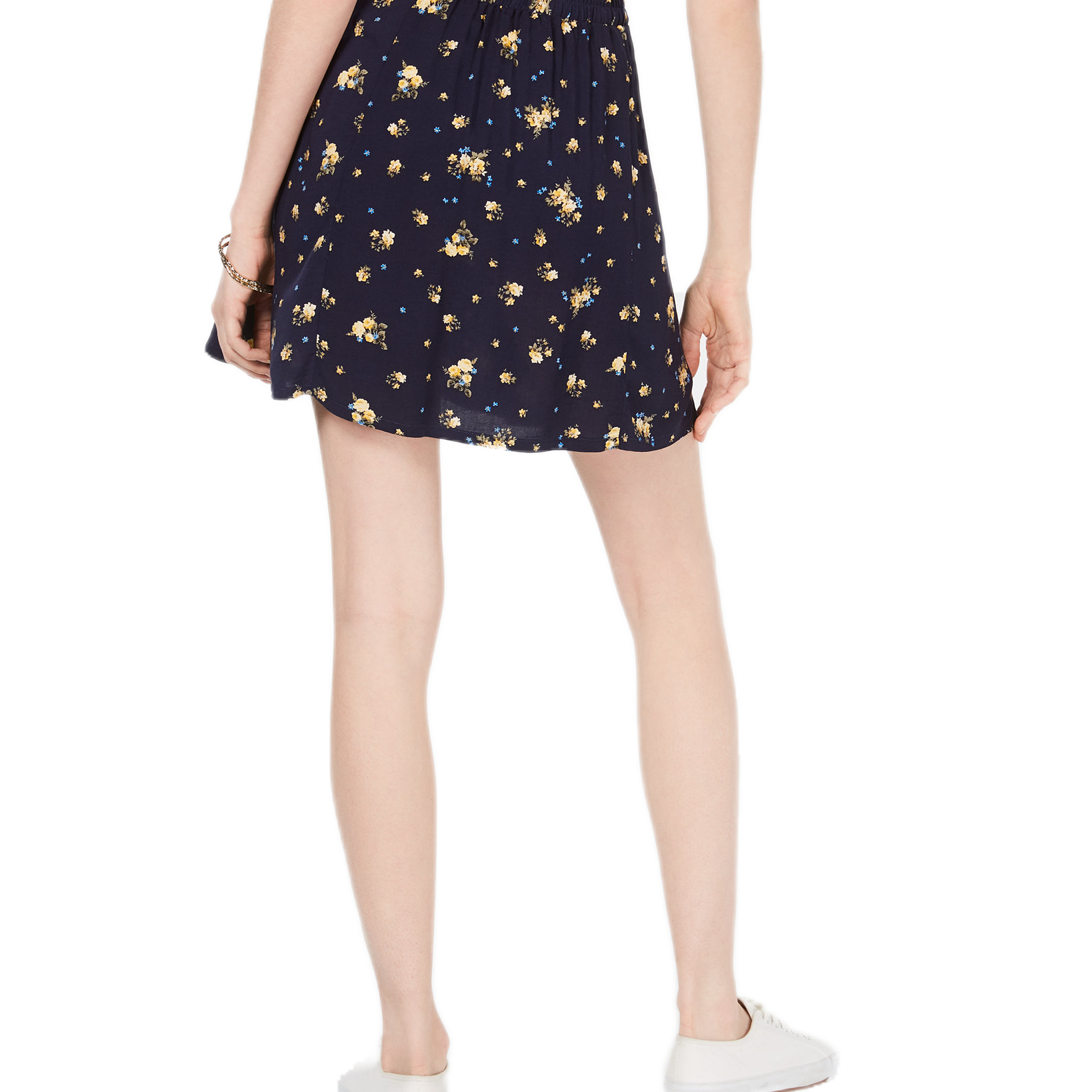 Ultra Flirt Juniors Floral Print Mini Skirt