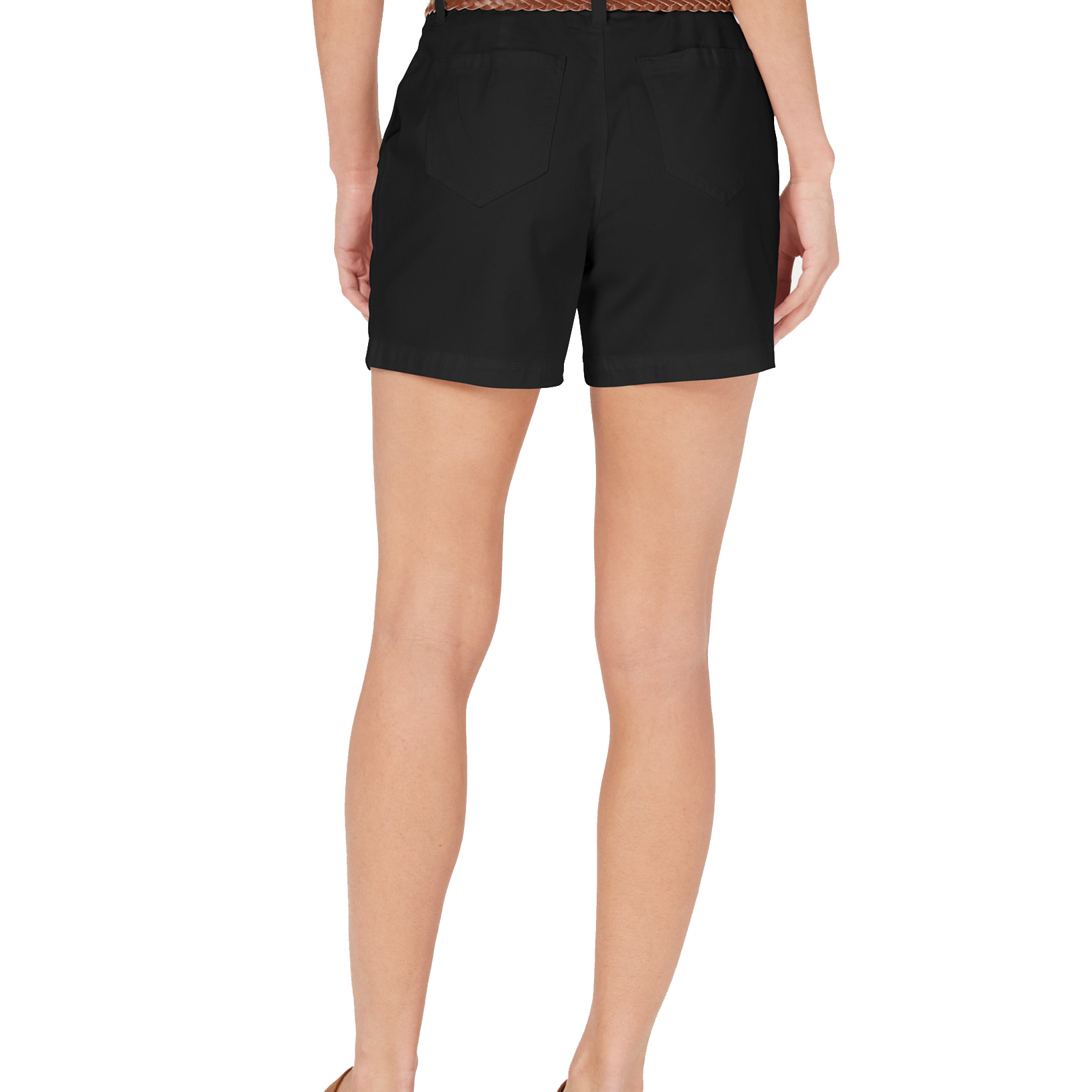 Style & Co Women Belted Utility Pocket Shorts
