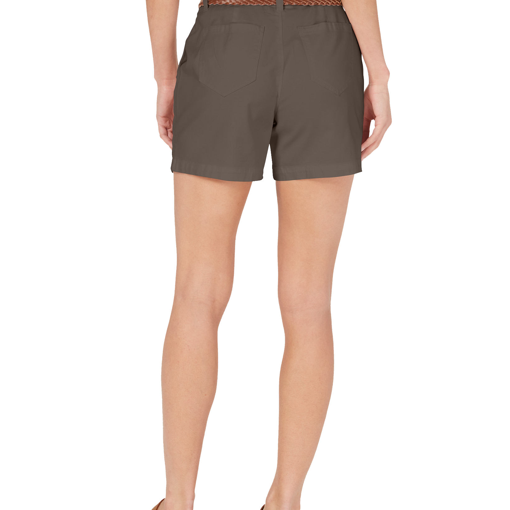 Style & Co Women Belted Utility Pocket Shorts