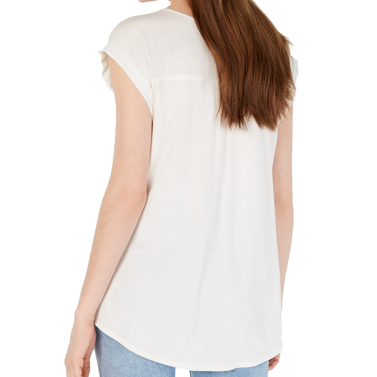 BCX Women Beaded High Low Top