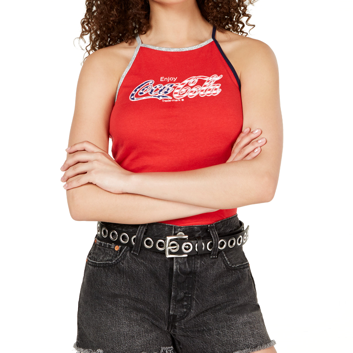 Freeze 24 7 Women Coca Cola Tank Top Red Combo